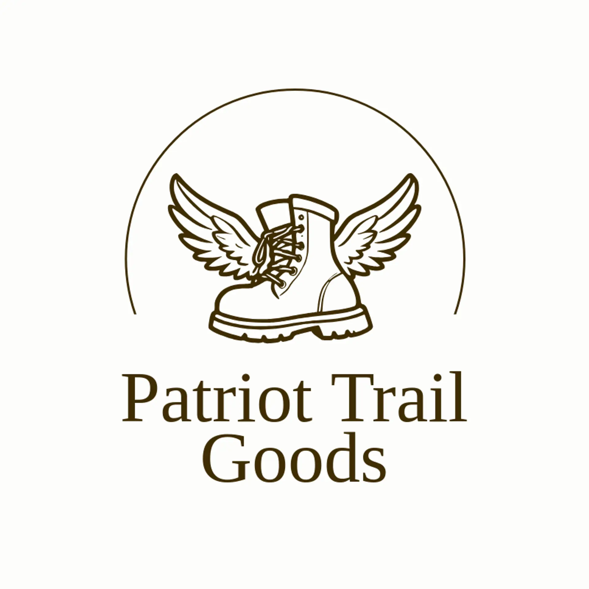 Patriot Trail Goods logo for army