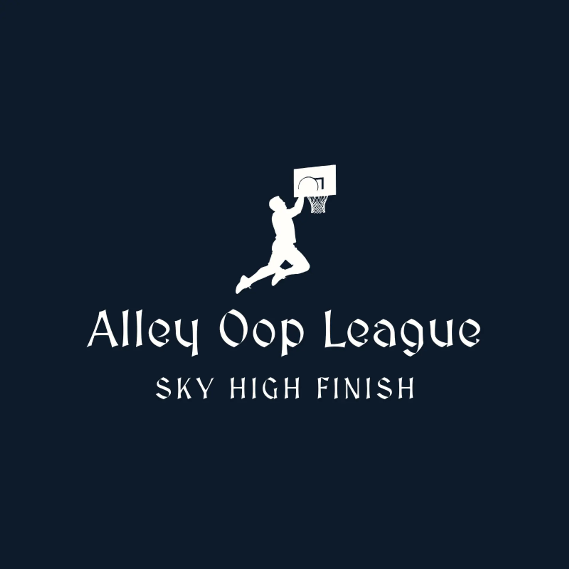 Alley Oop League logo for court