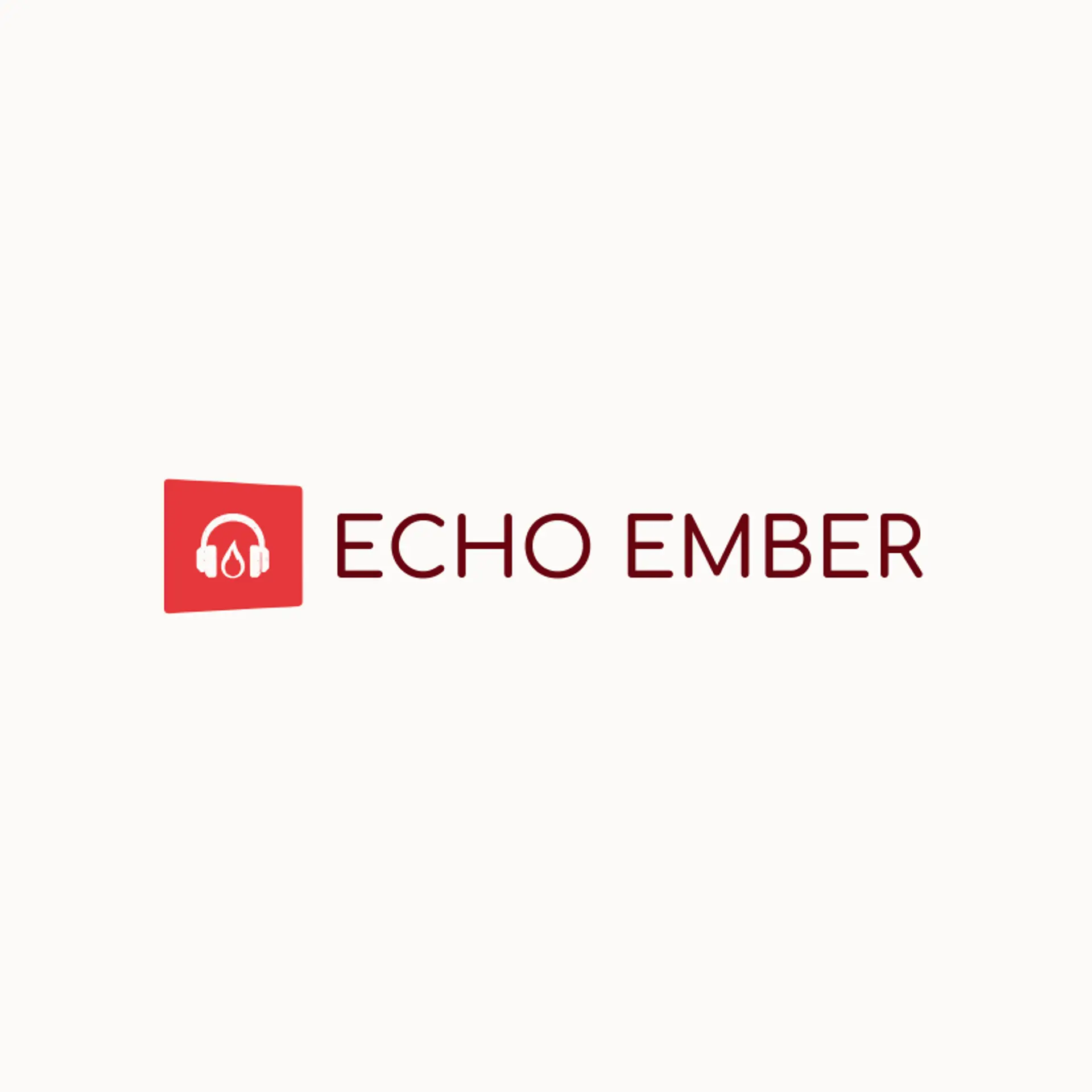 Echo Ember logo for headphones