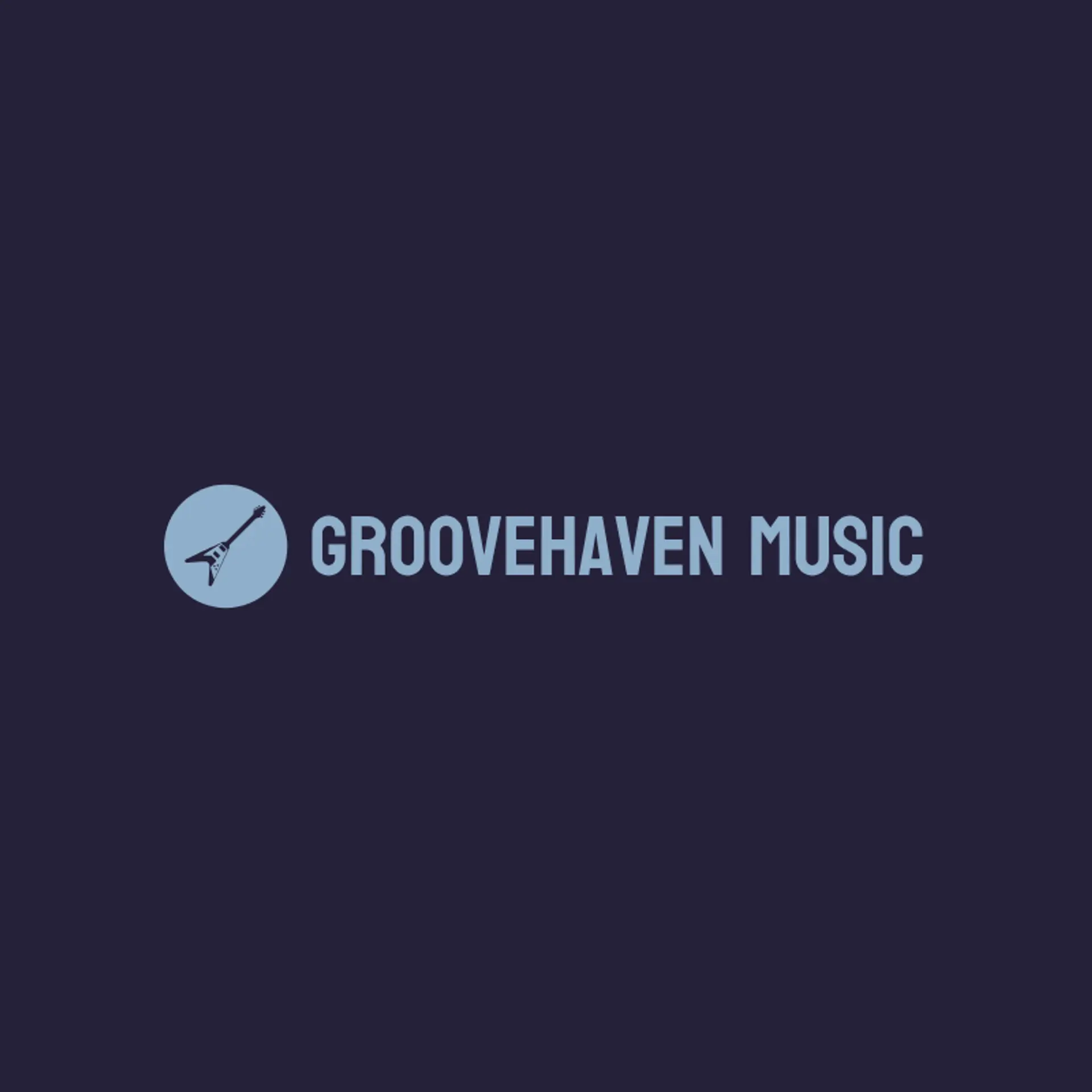 Resonate Music logo for music store