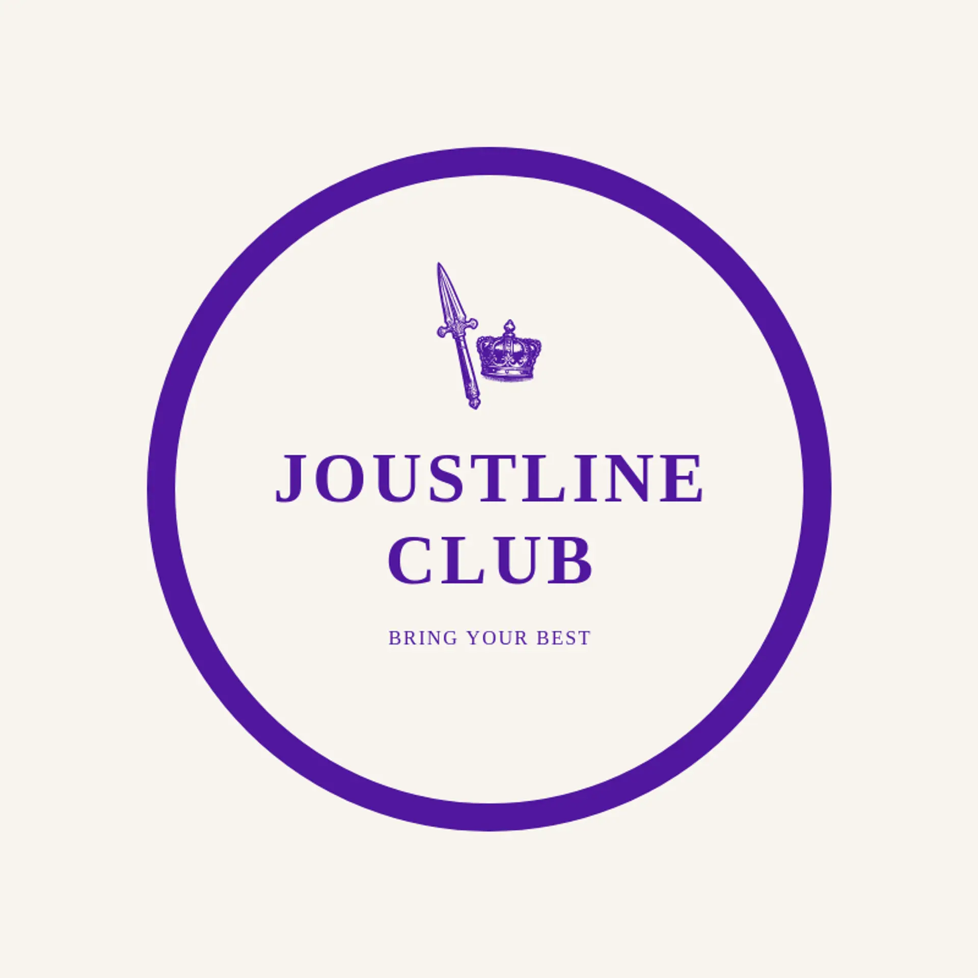 Joustline Club logo for knight