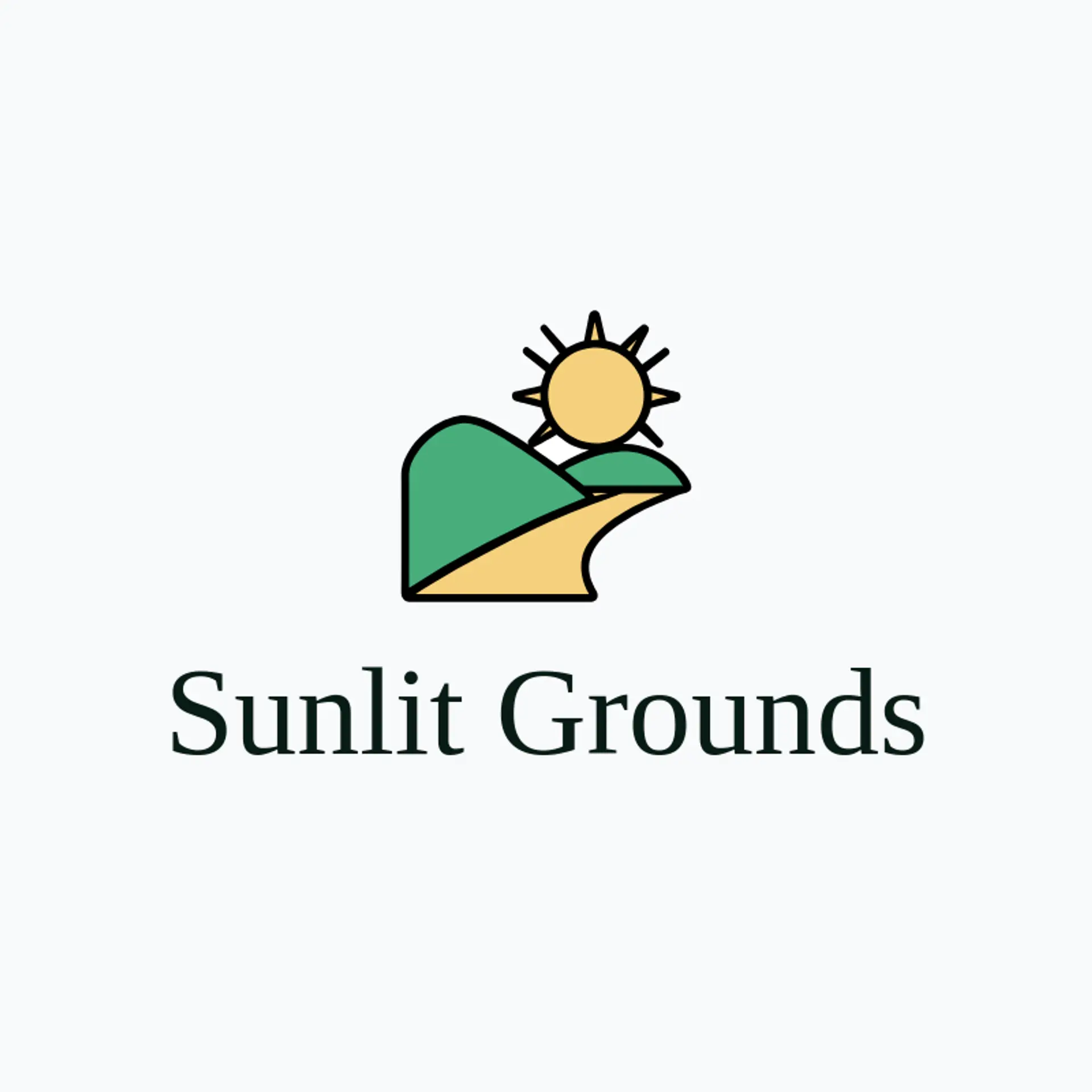 Sunlit Grounds logo for landscape