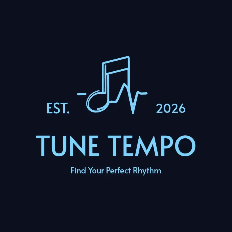 The podcast name Tune Tempo as a branded logo with a single color icon
