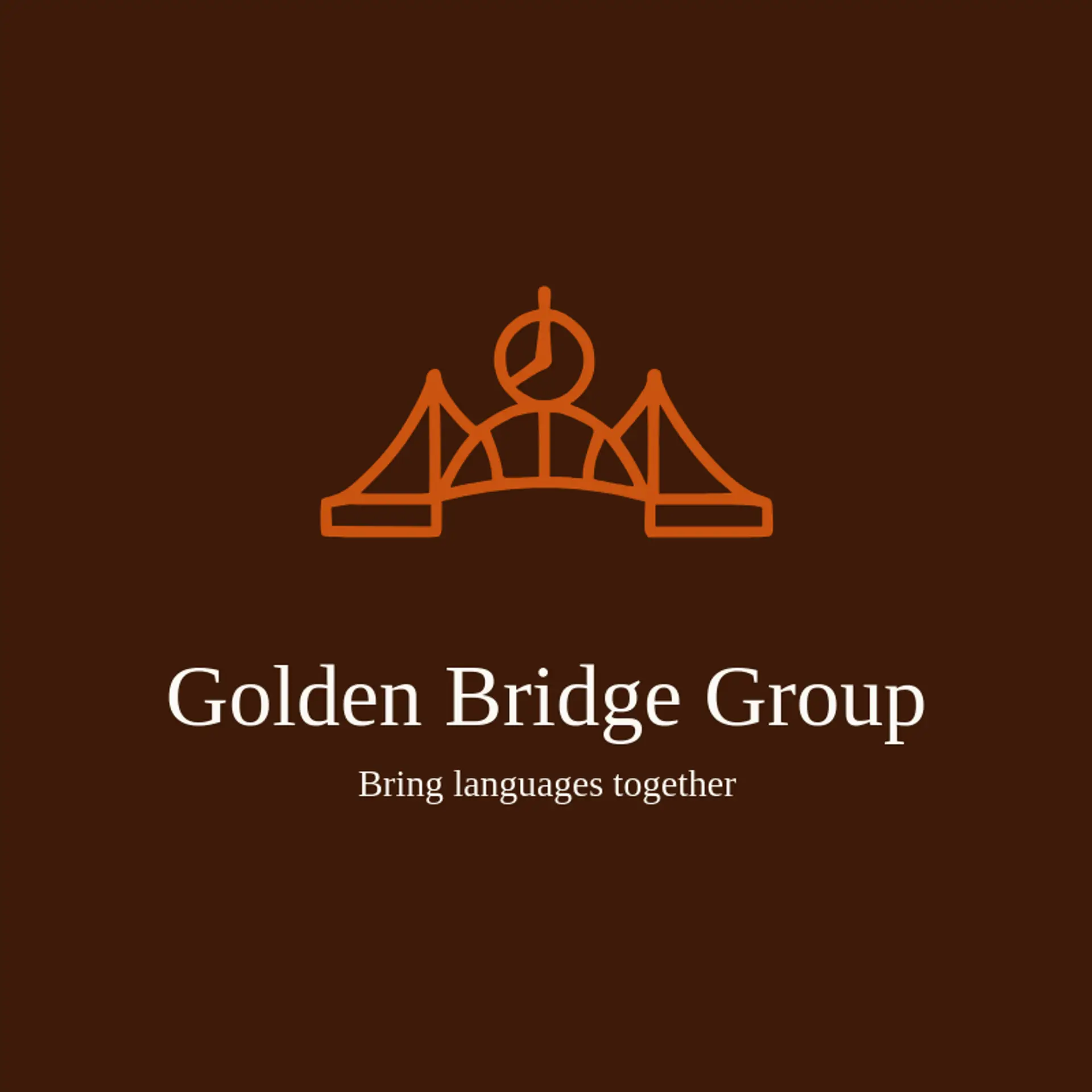 Golden Bridge Group logo for translation