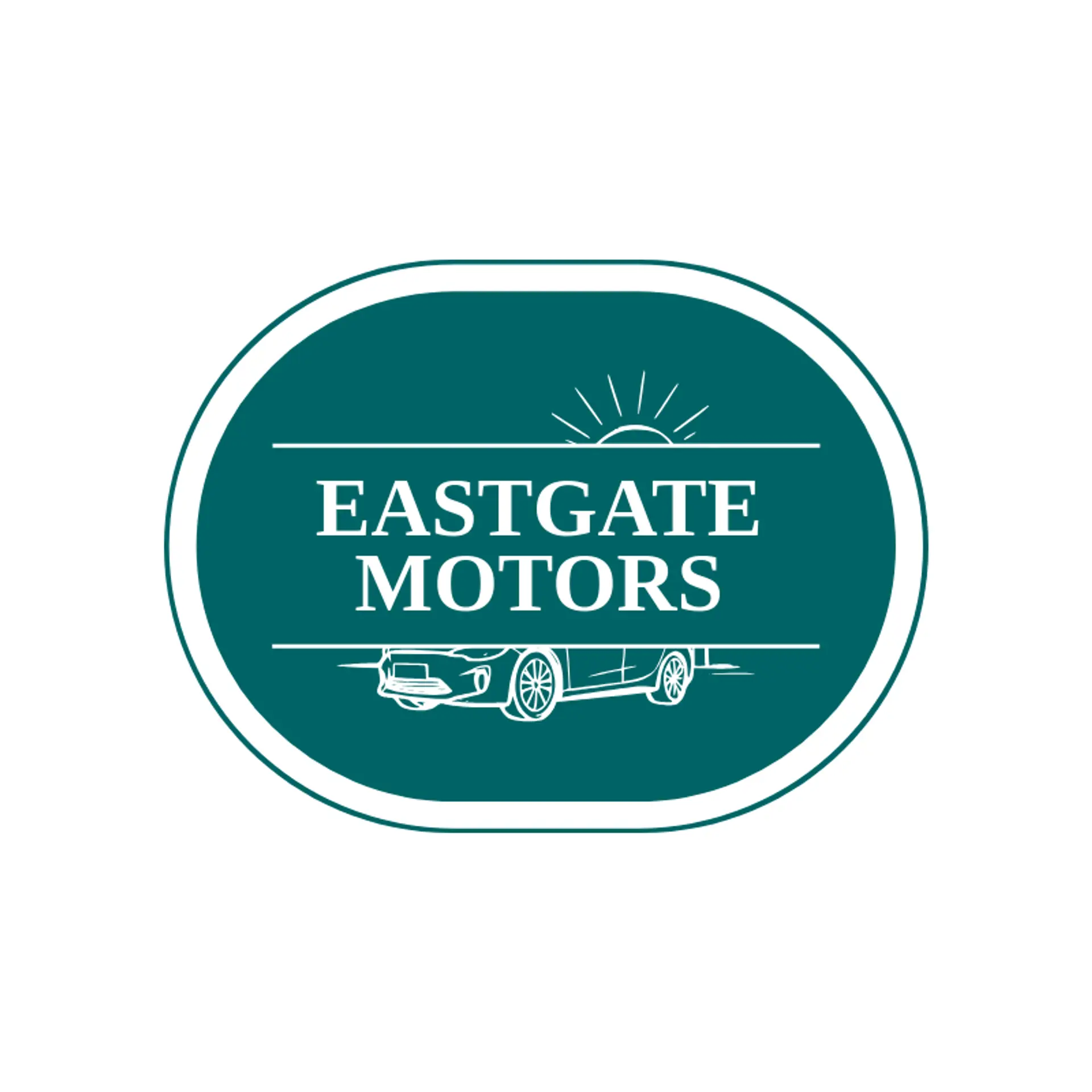 Eastgate Motors logo for car dealership