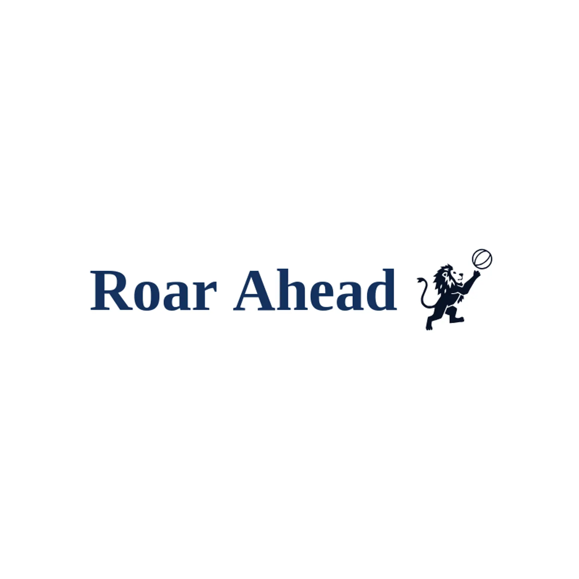 Roar Ahead logo for lion king