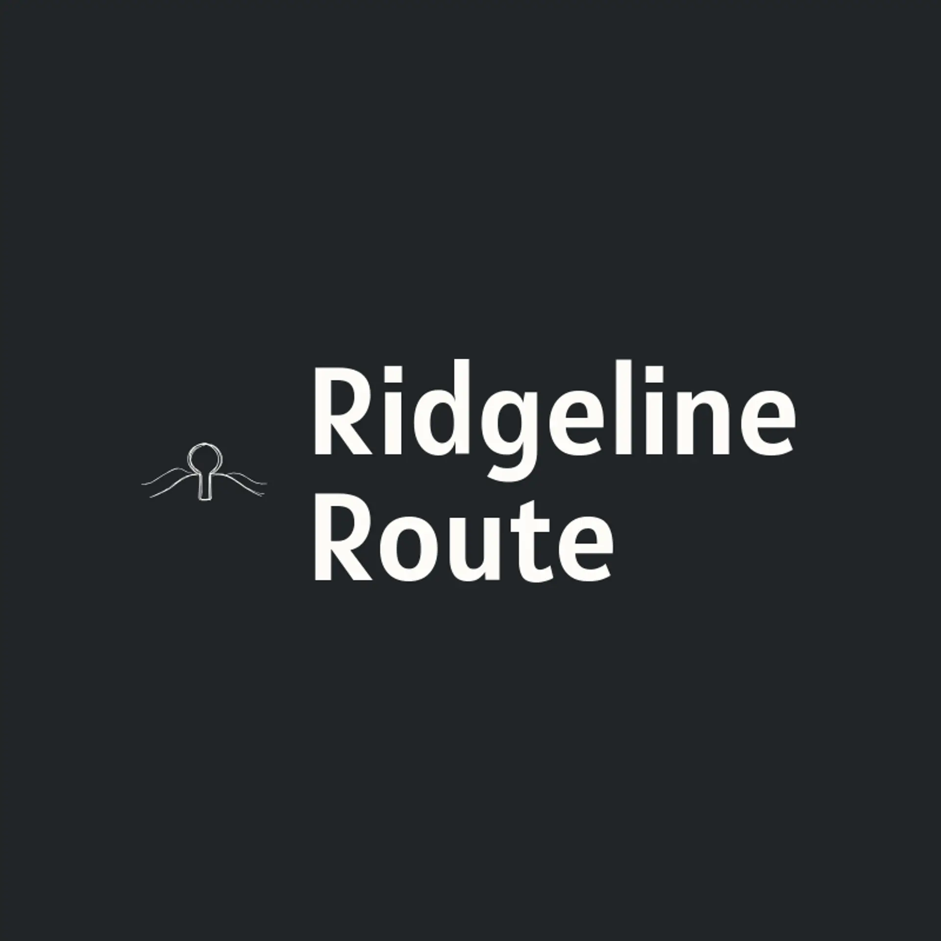 Ridgeline Route logo for summit