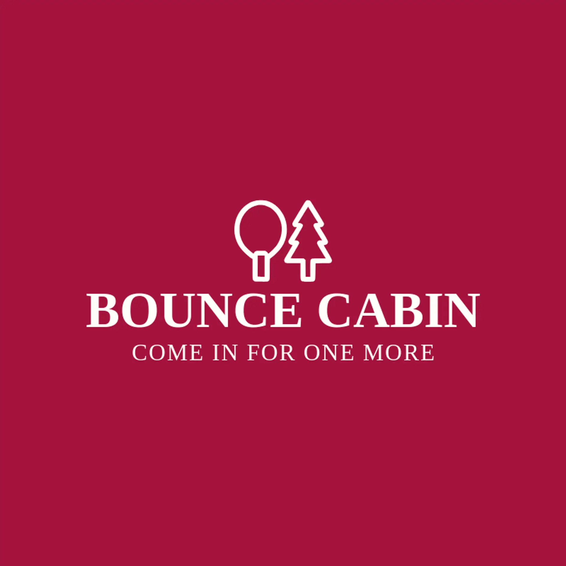 Bounce Cabin logo for ping pong