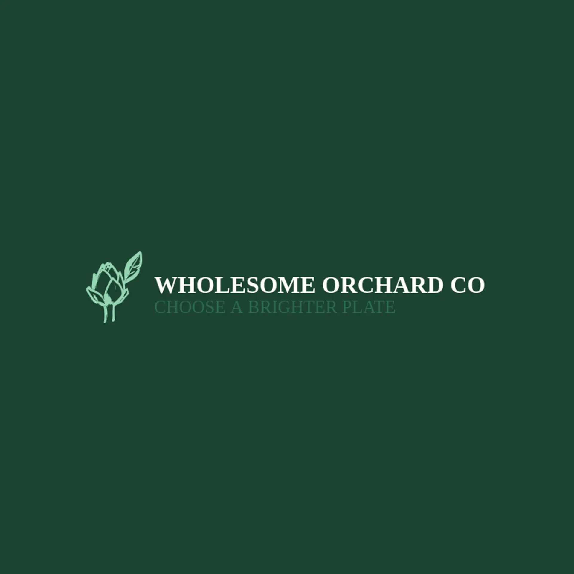 Wholesome Orchard Co logo for vegetarian