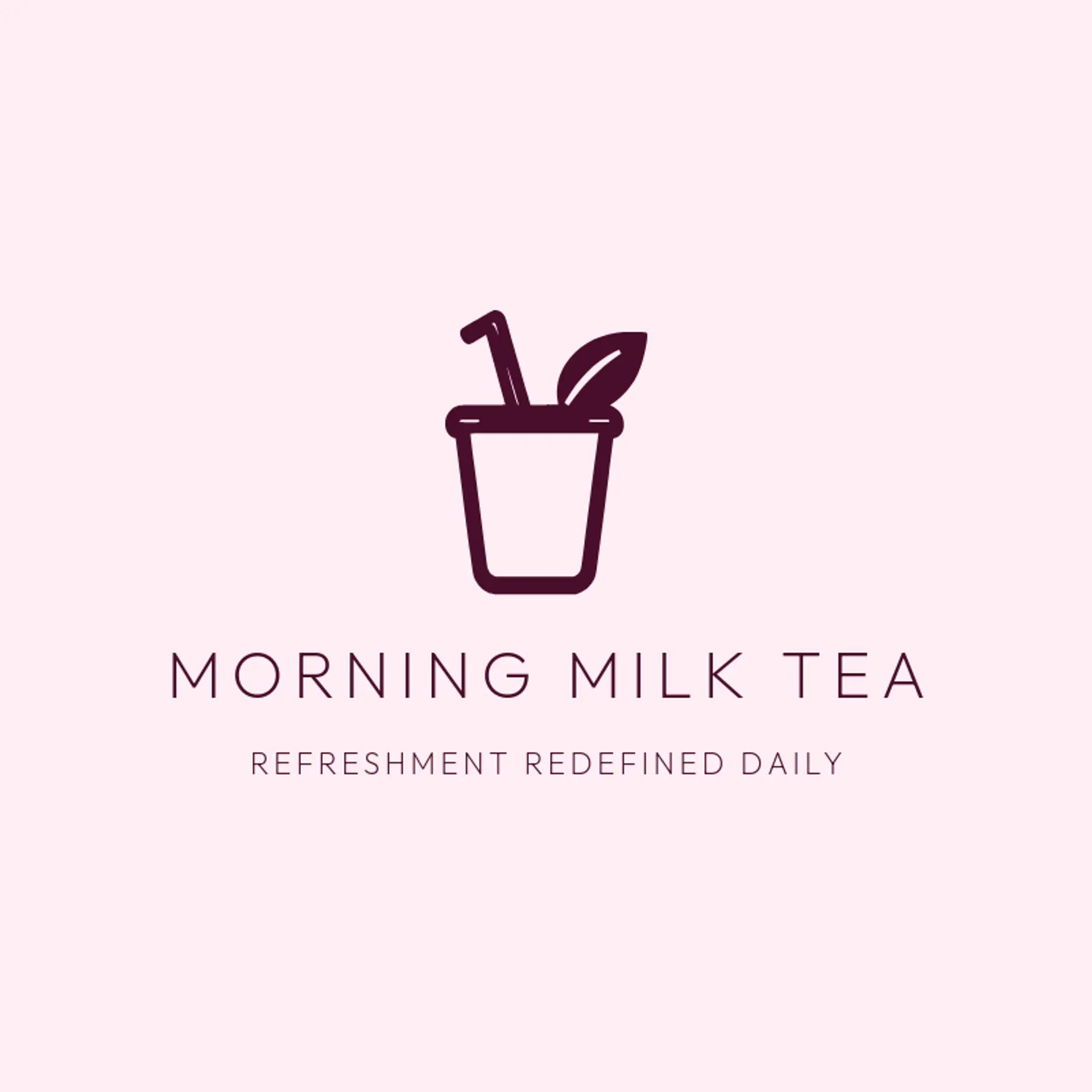 Morning Milk Tea logo for milk tea