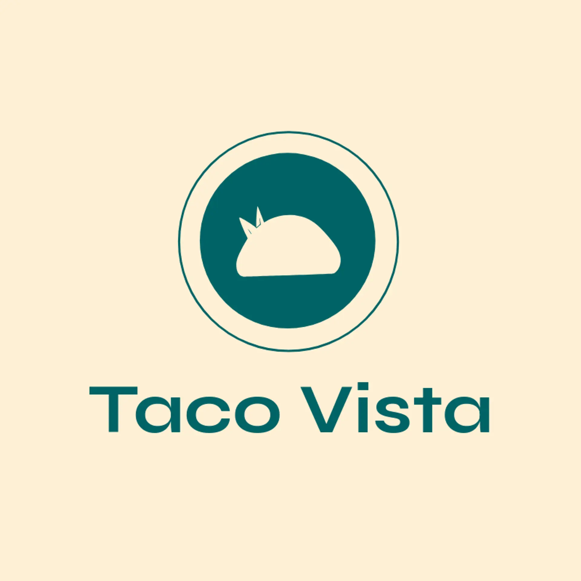 Taco Vista logo for taco