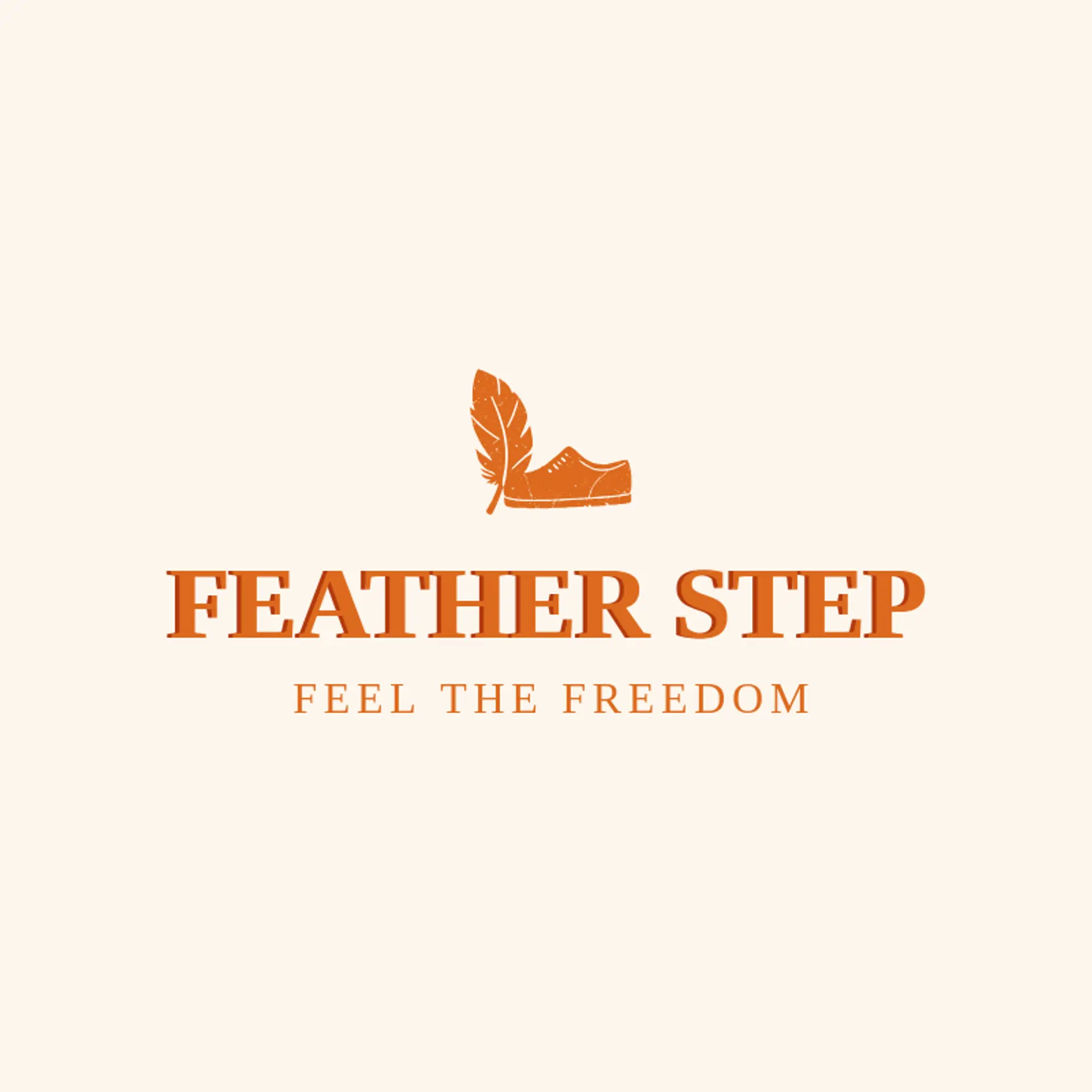Feather Step logo for shoe