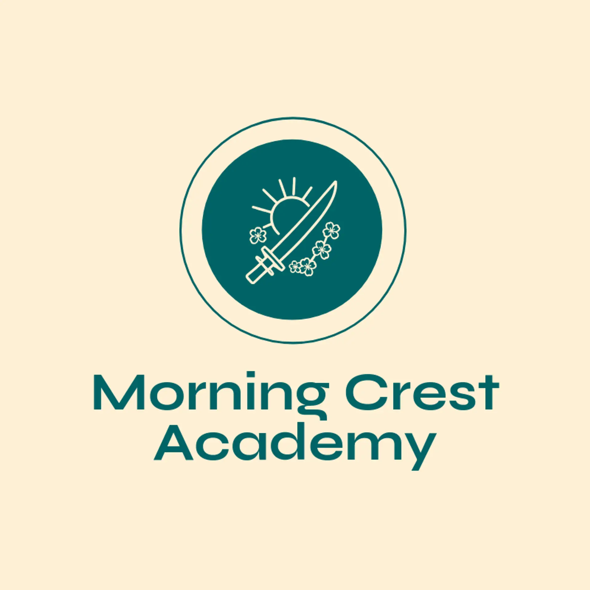 Morning Crest Academy logo for samurai
