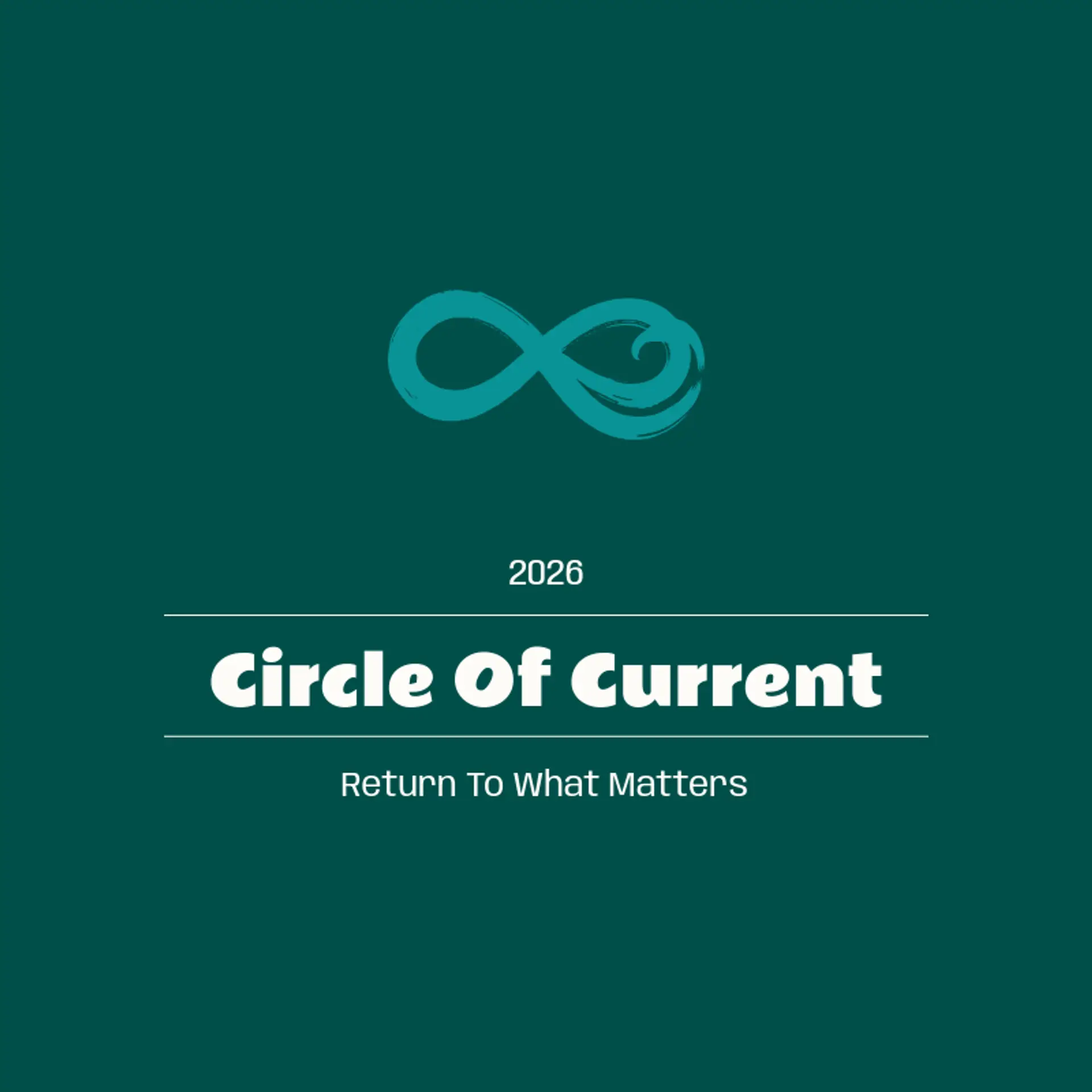 Circle Of Current logo for infinity