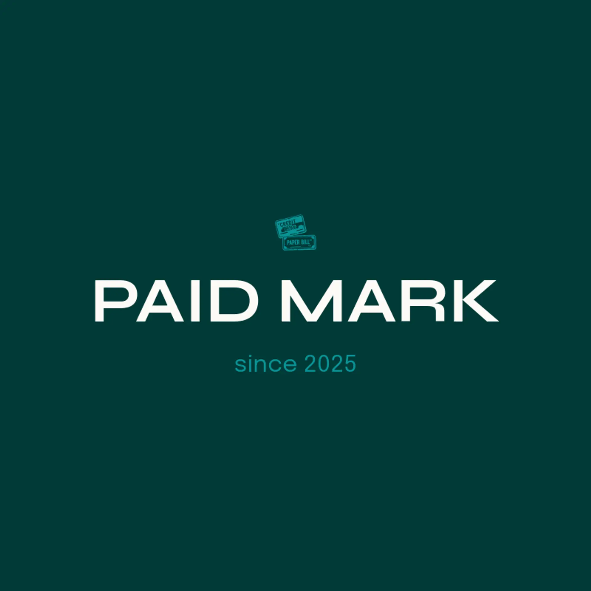 Paid Mark logo for bill