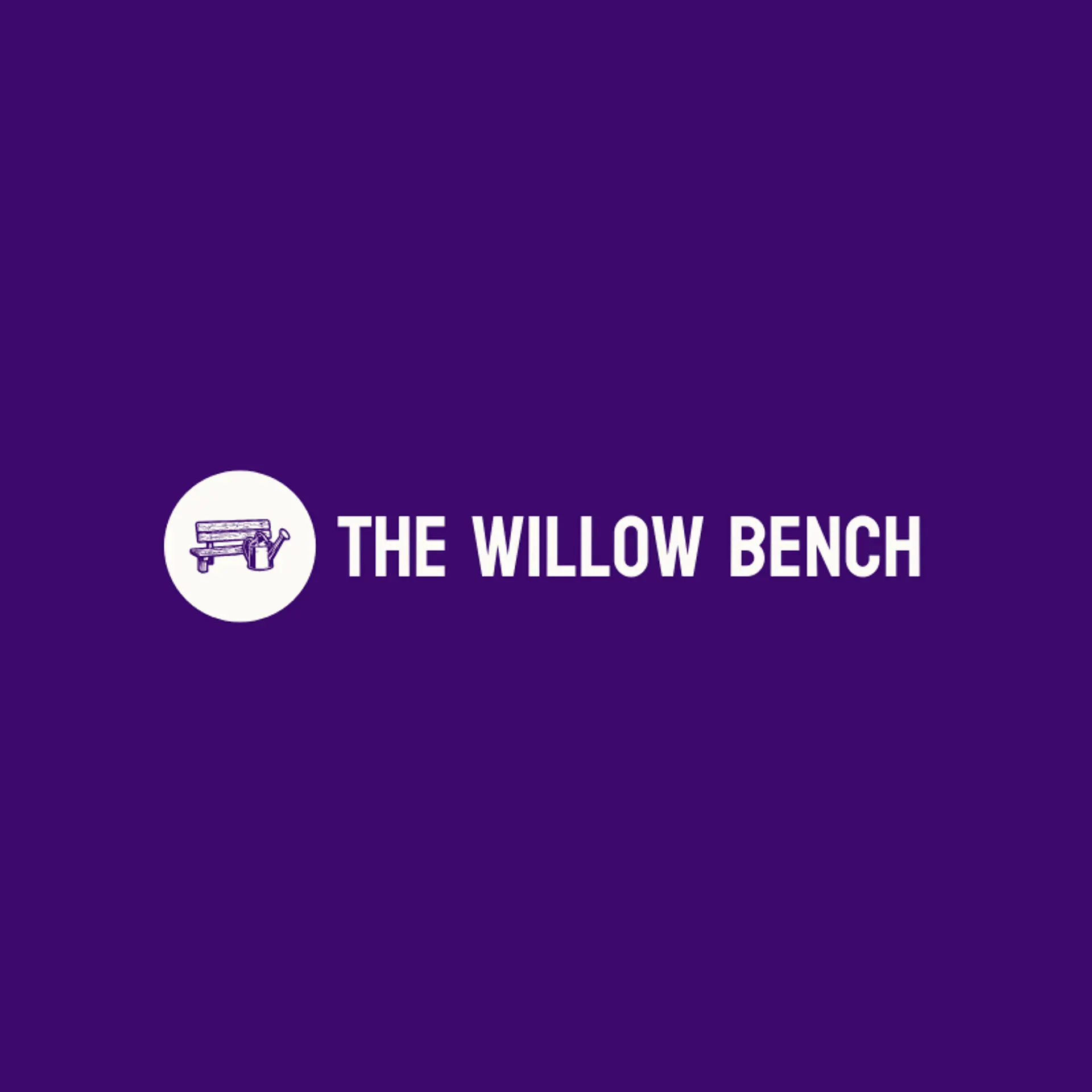 The Willow Bench logo for furniture