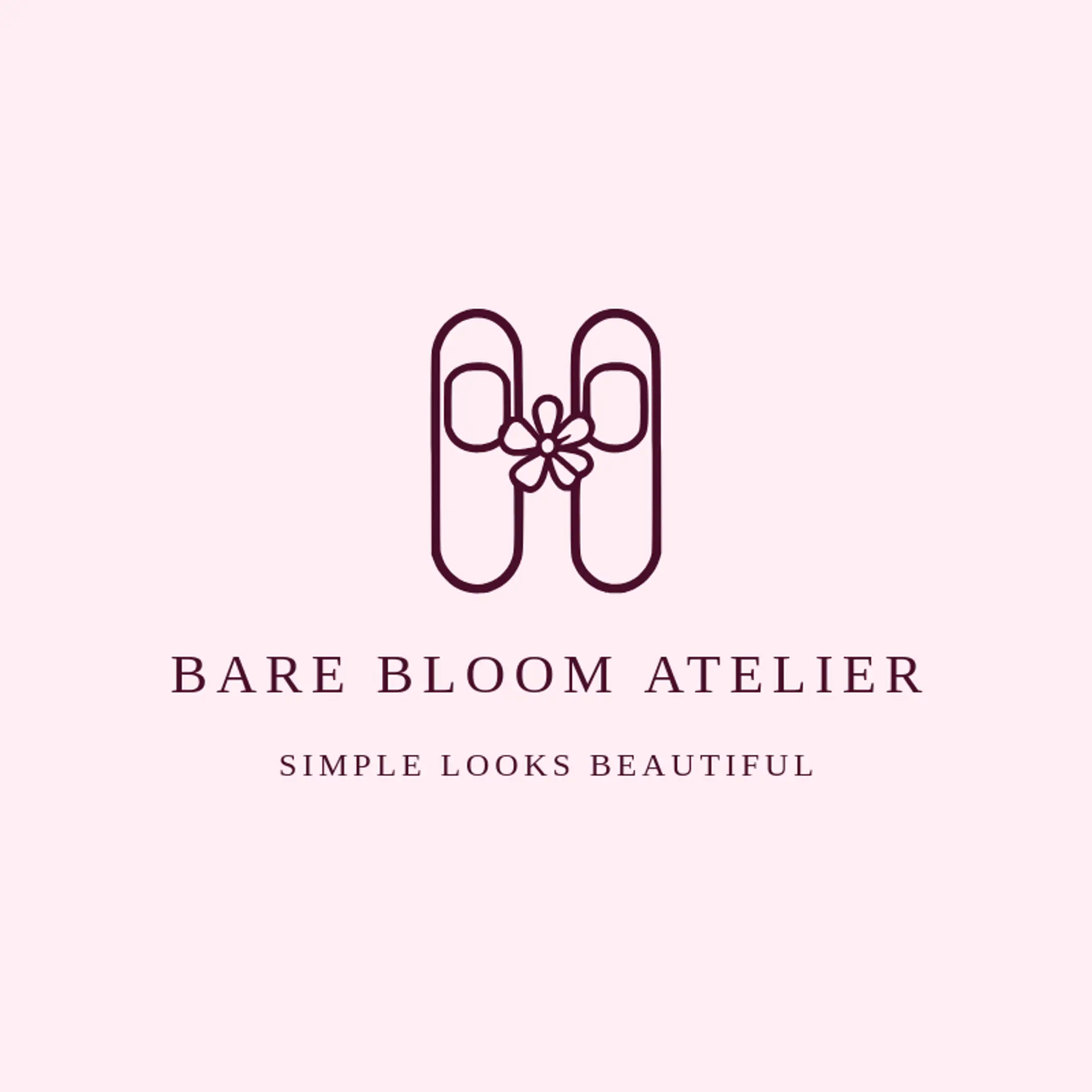 Bare Bloom Atelier logo for nails