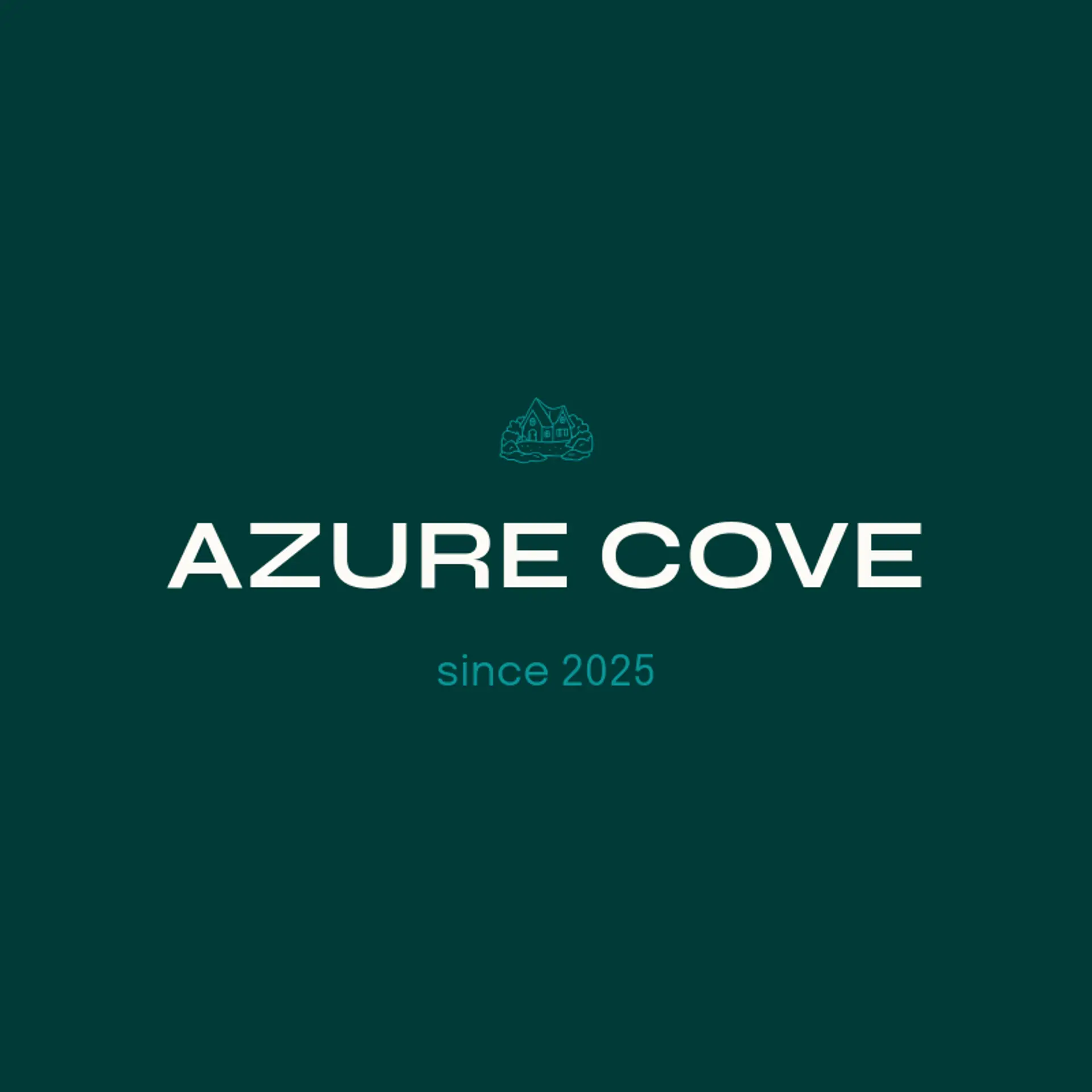Azure Cove logo for house