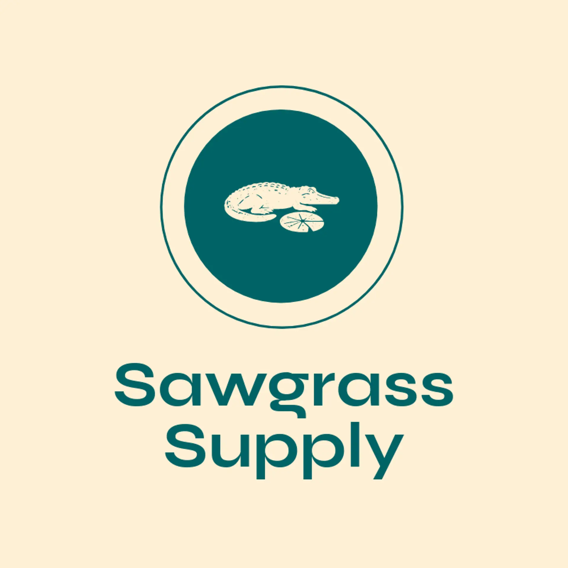 Sawgrass Supply logo for alligator