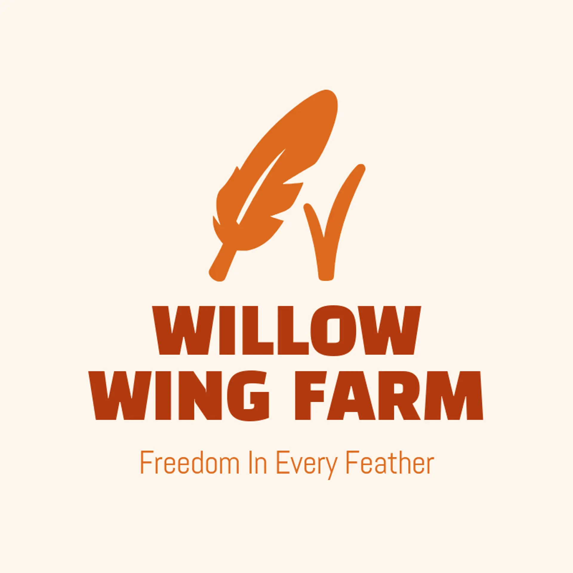 Willow Wing Farm logo for poultry farm