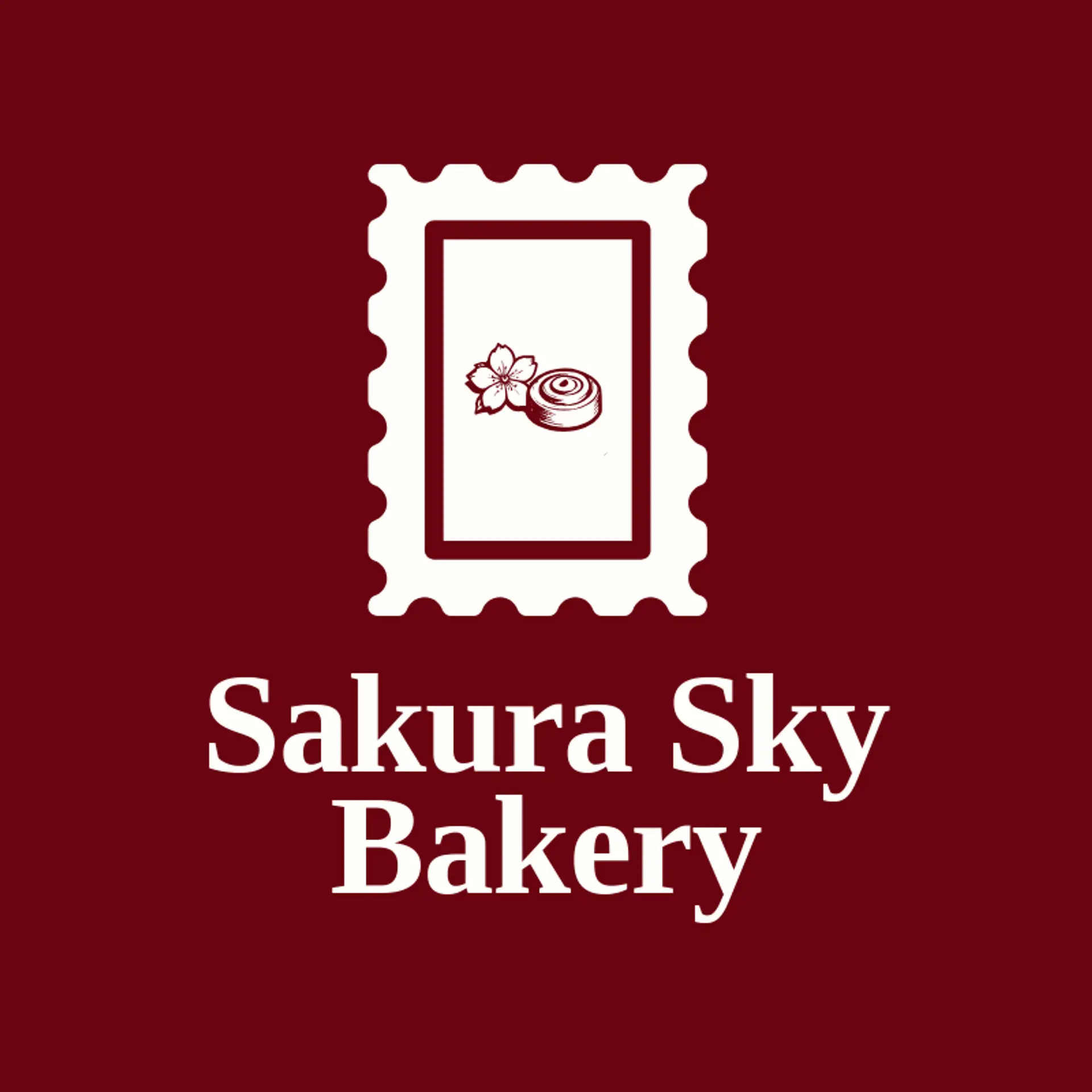 Sakura Sky Bakery logo for sakura
