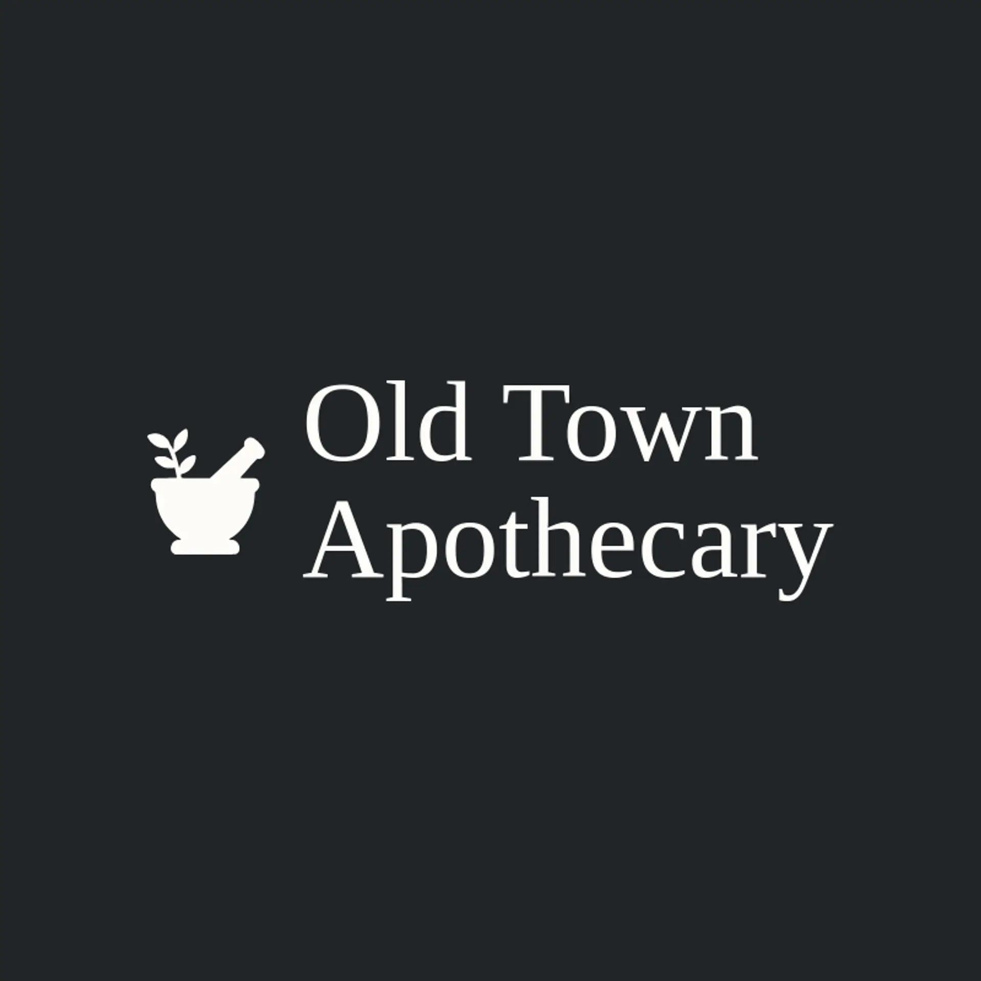 Old Town Apothecary logo for heritage