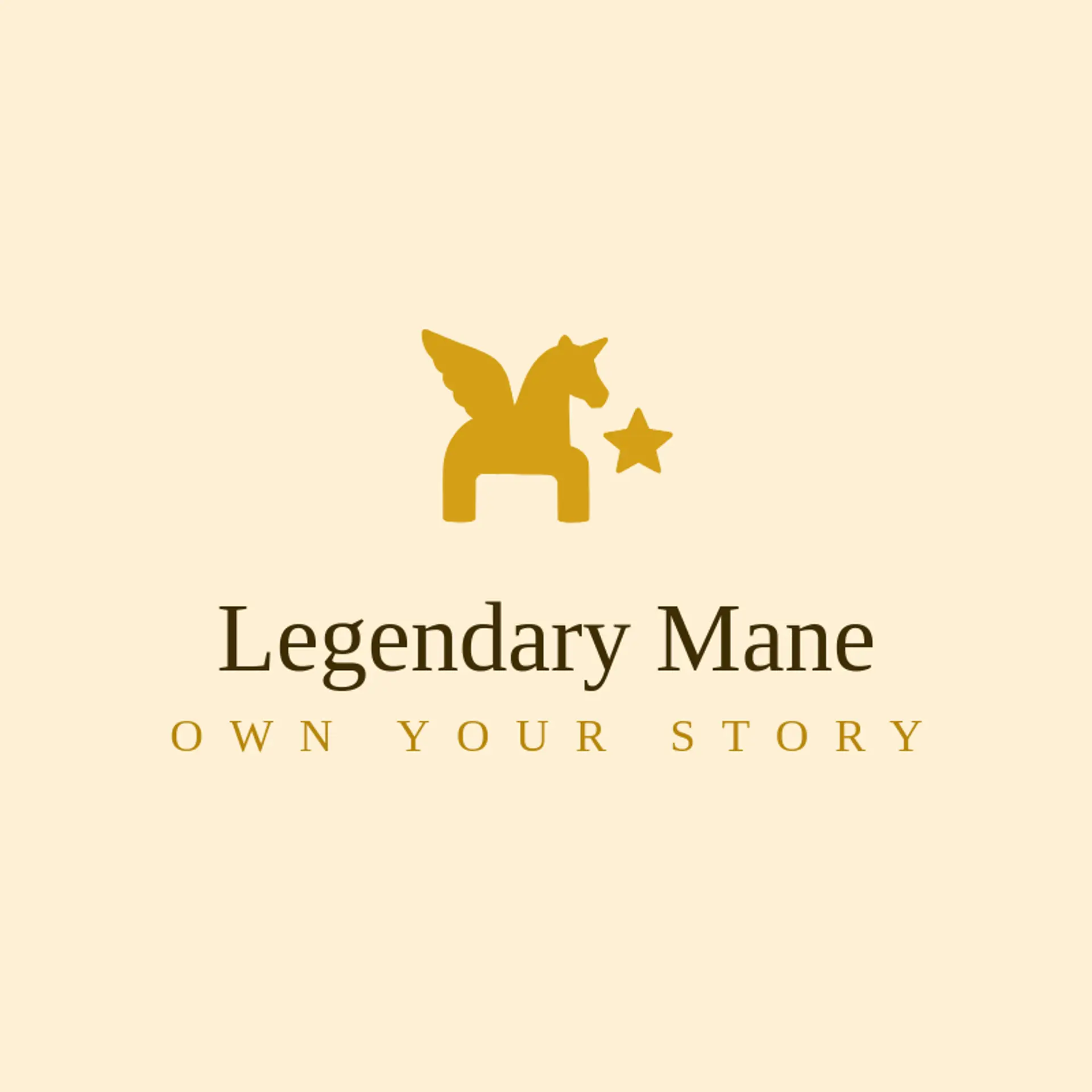 Legendary Mane logo for pegasus