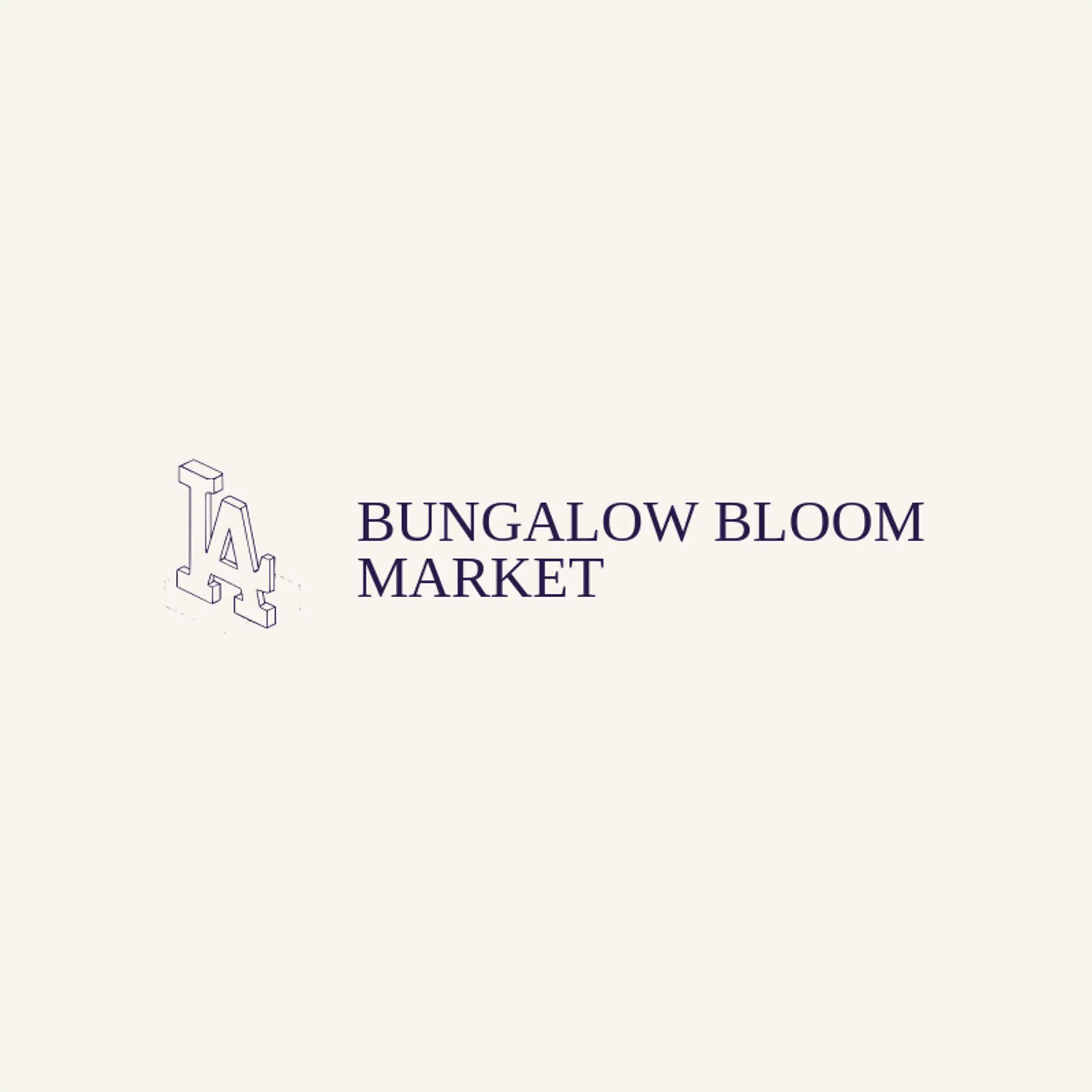 Bungalow Bloom Market logo for los angeles