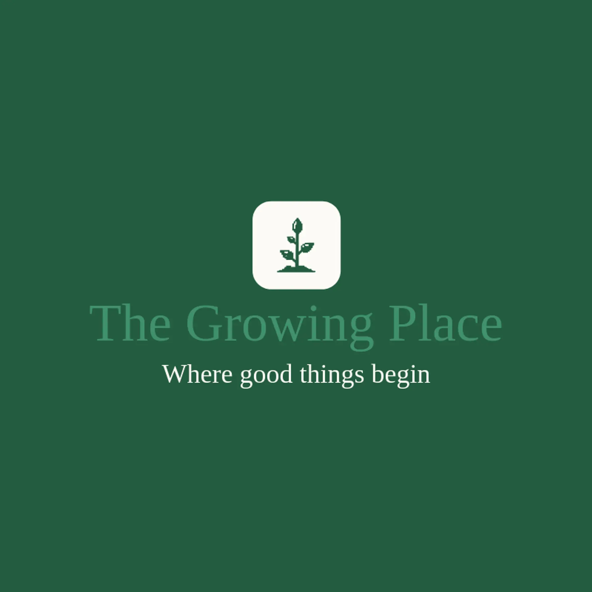 The Growing Place logo for sprout