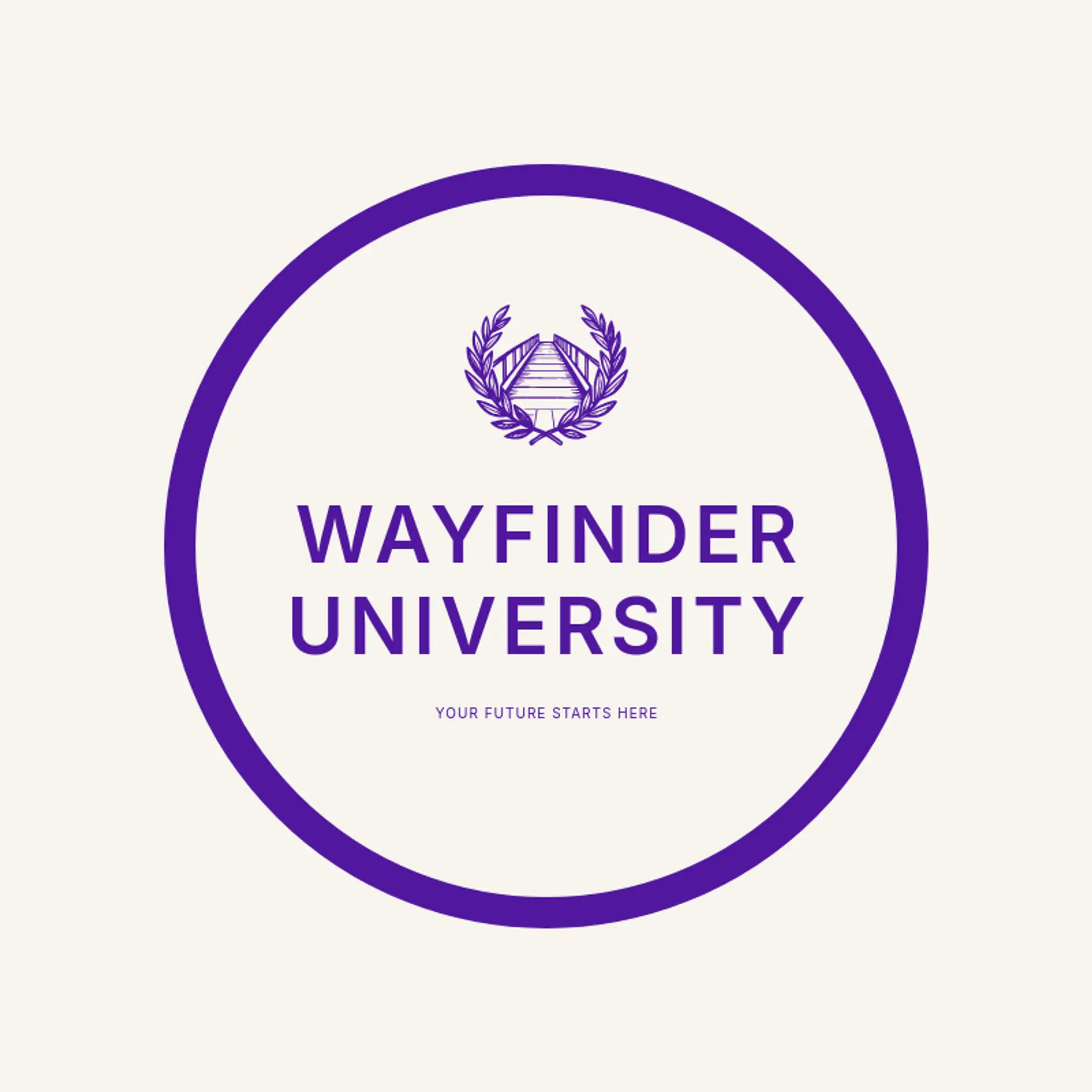 Wayfinder University logo for university