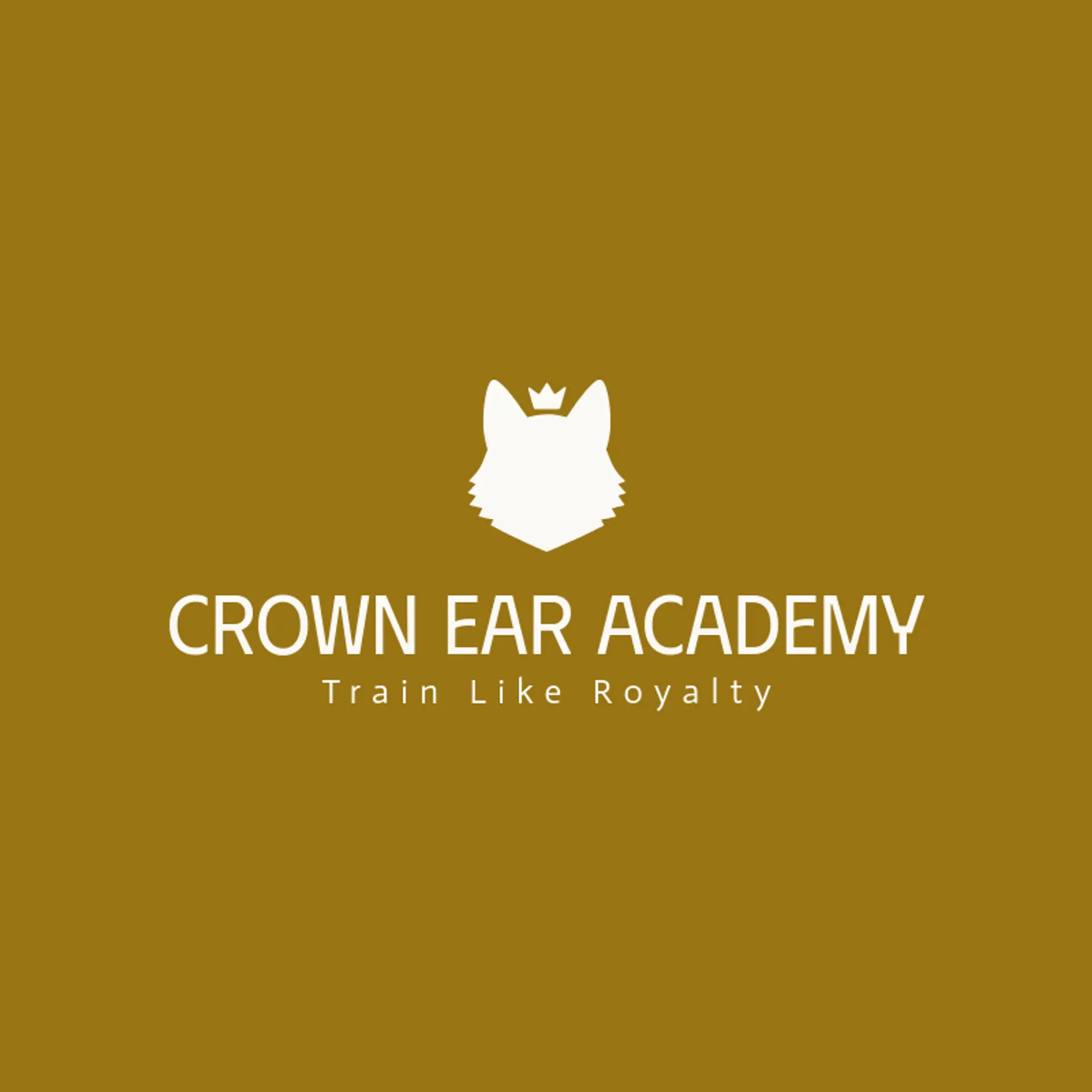 Crown Ear Academy logo for wolf