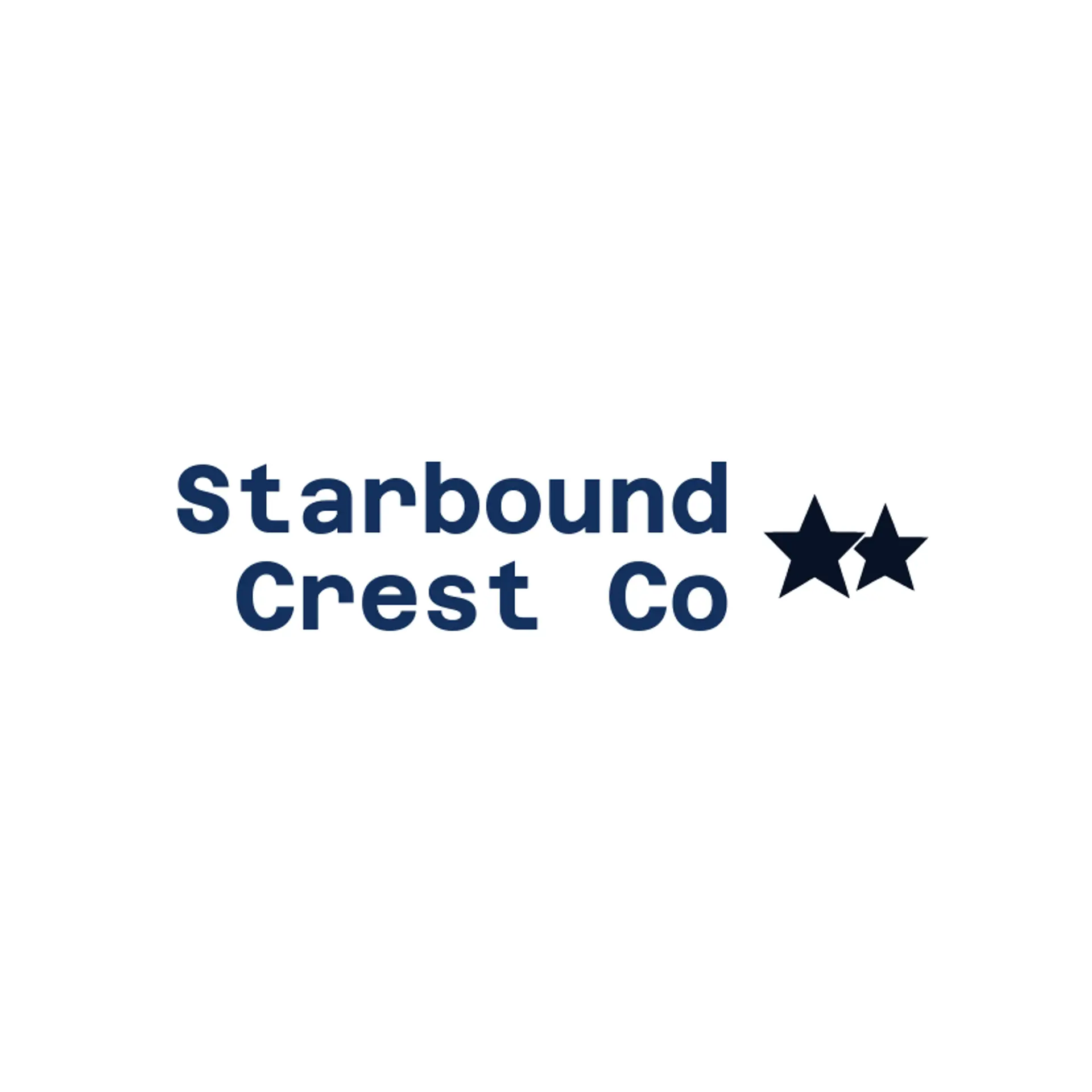 Starbound Crest Co logo for crest