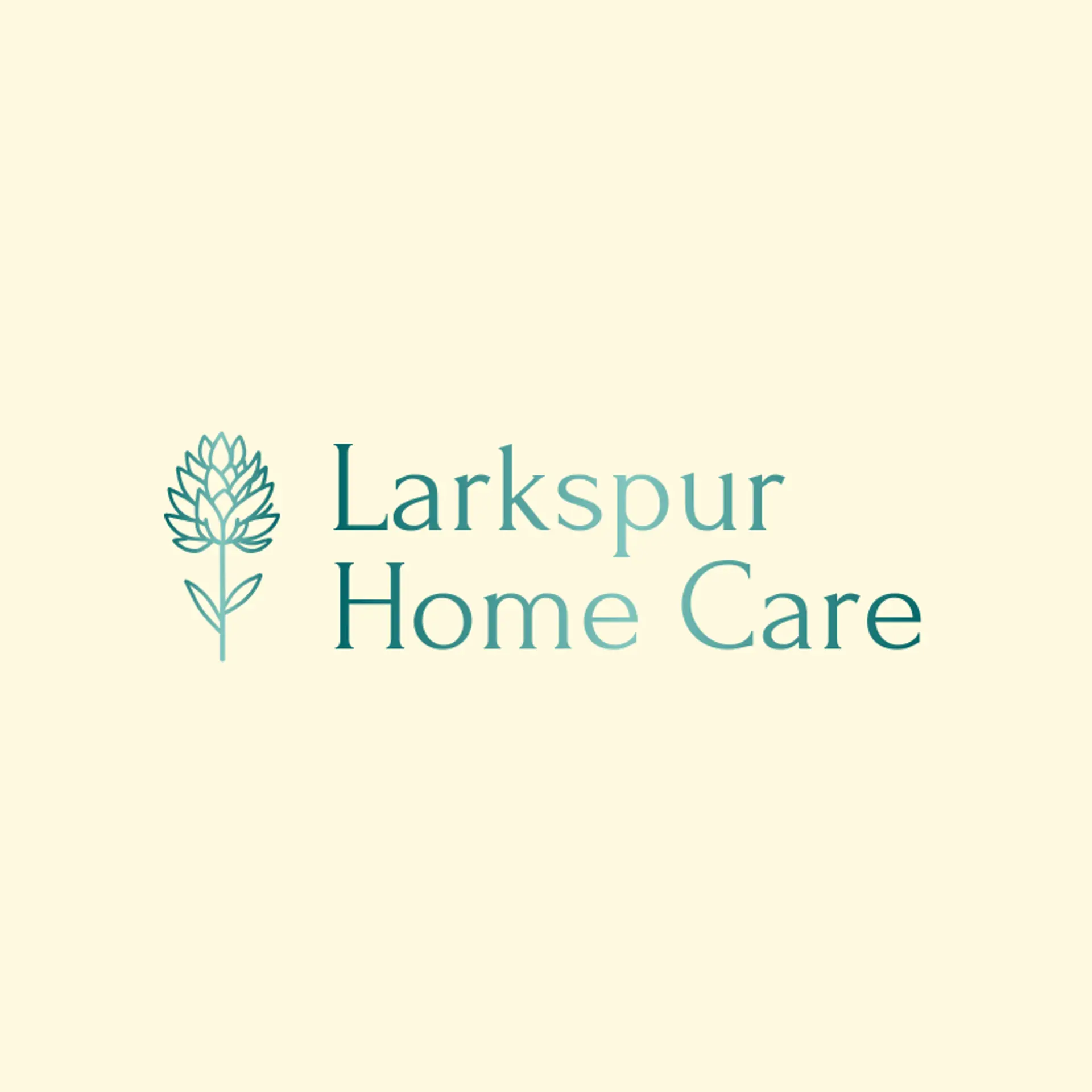 Larkspur Home Care logo for care