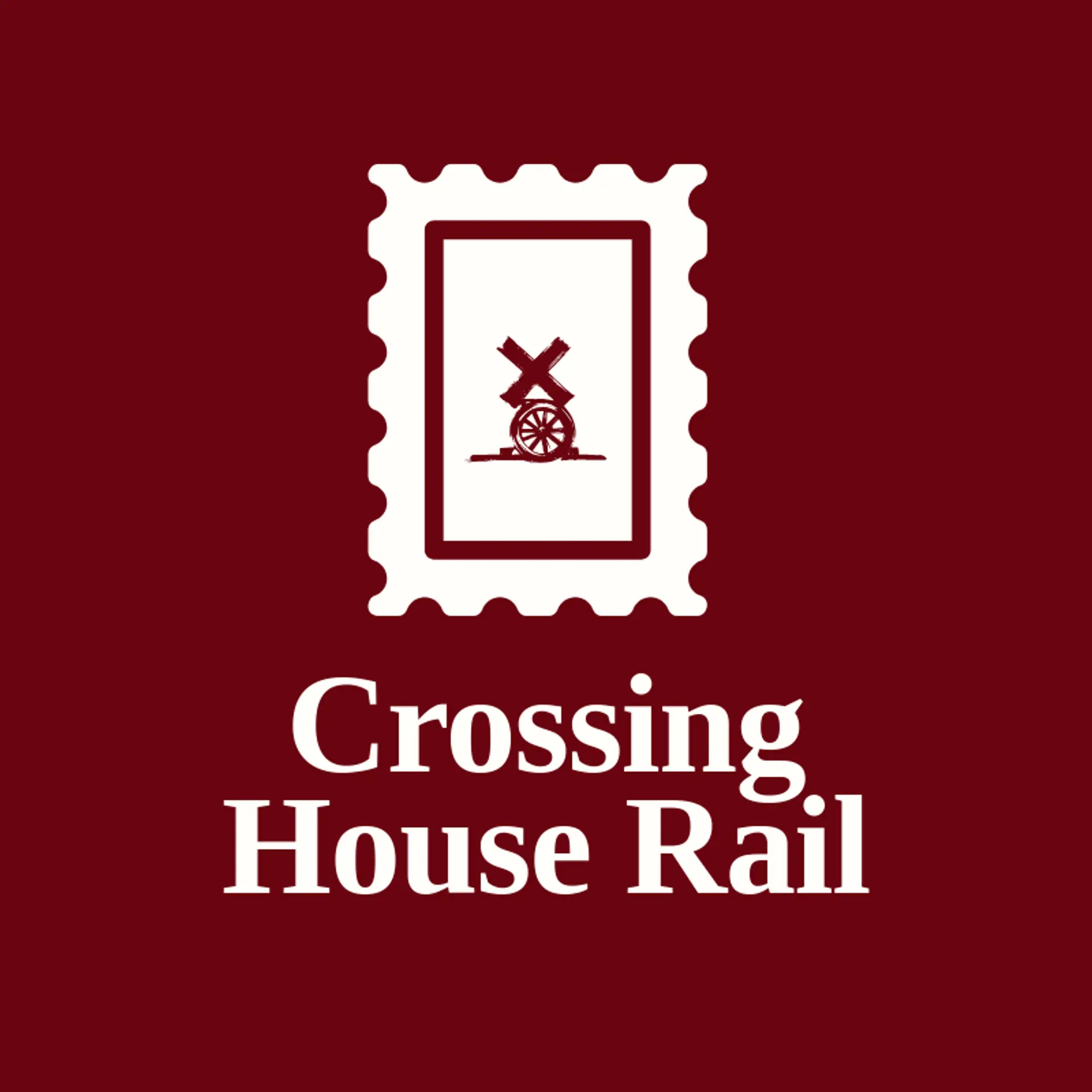 Crossing House Rail logo for railroad