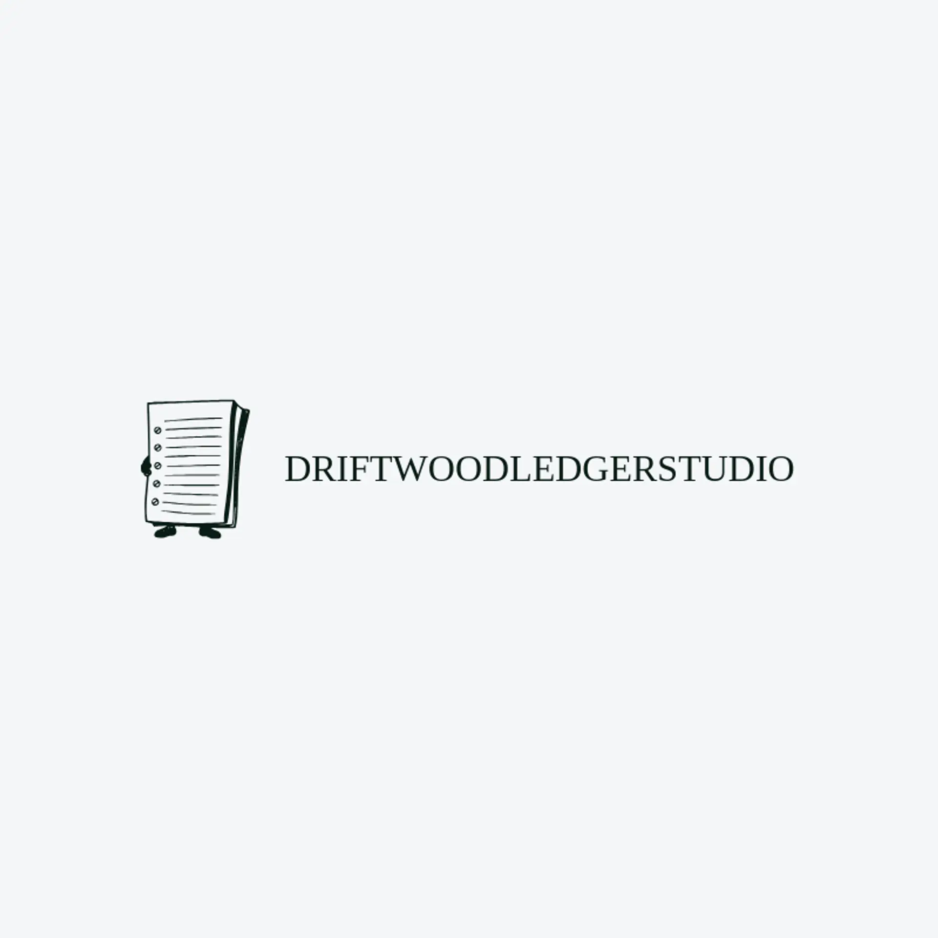Driftwood Ledger Studio logo for ledger