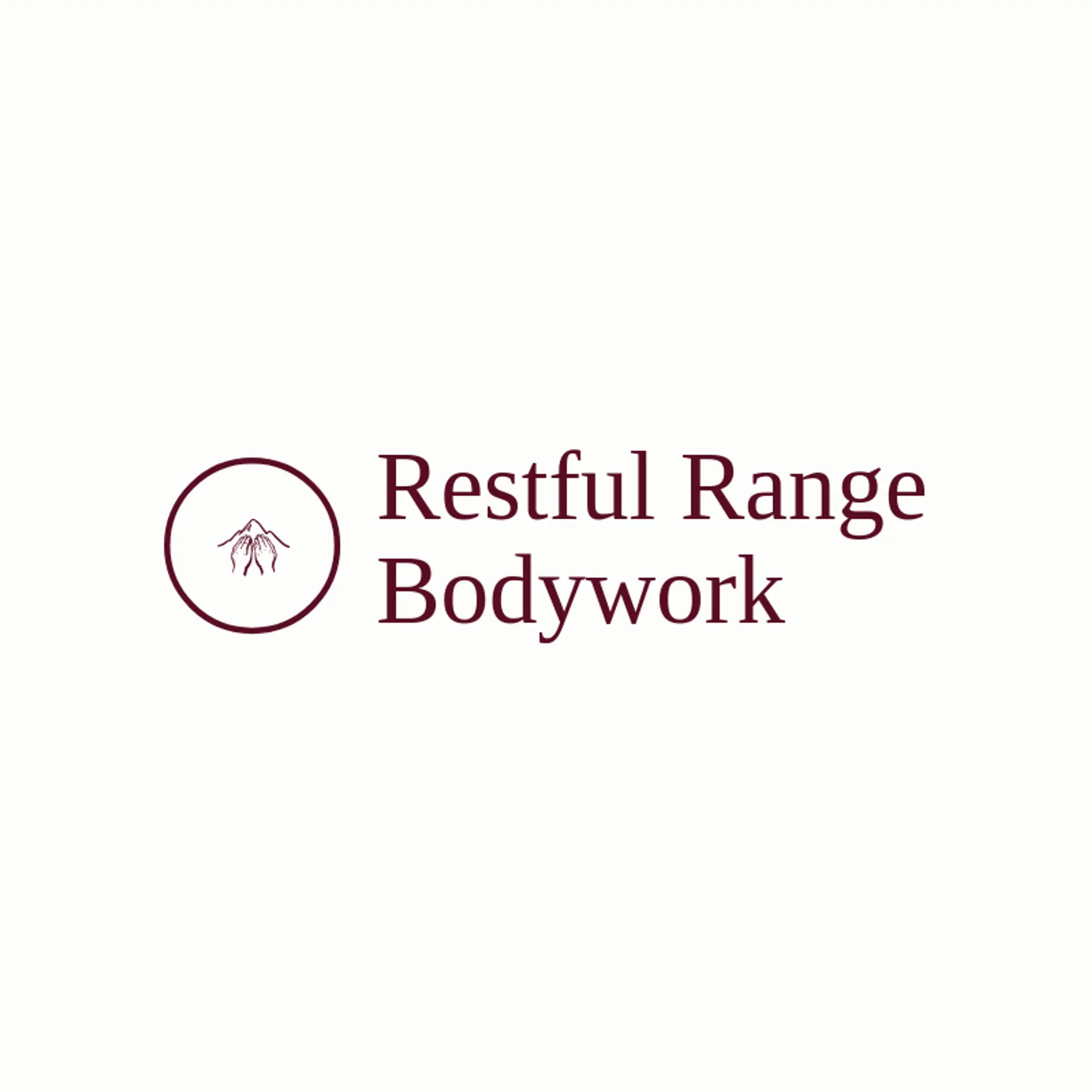 Restful Range Bodywork logo for massage therapy