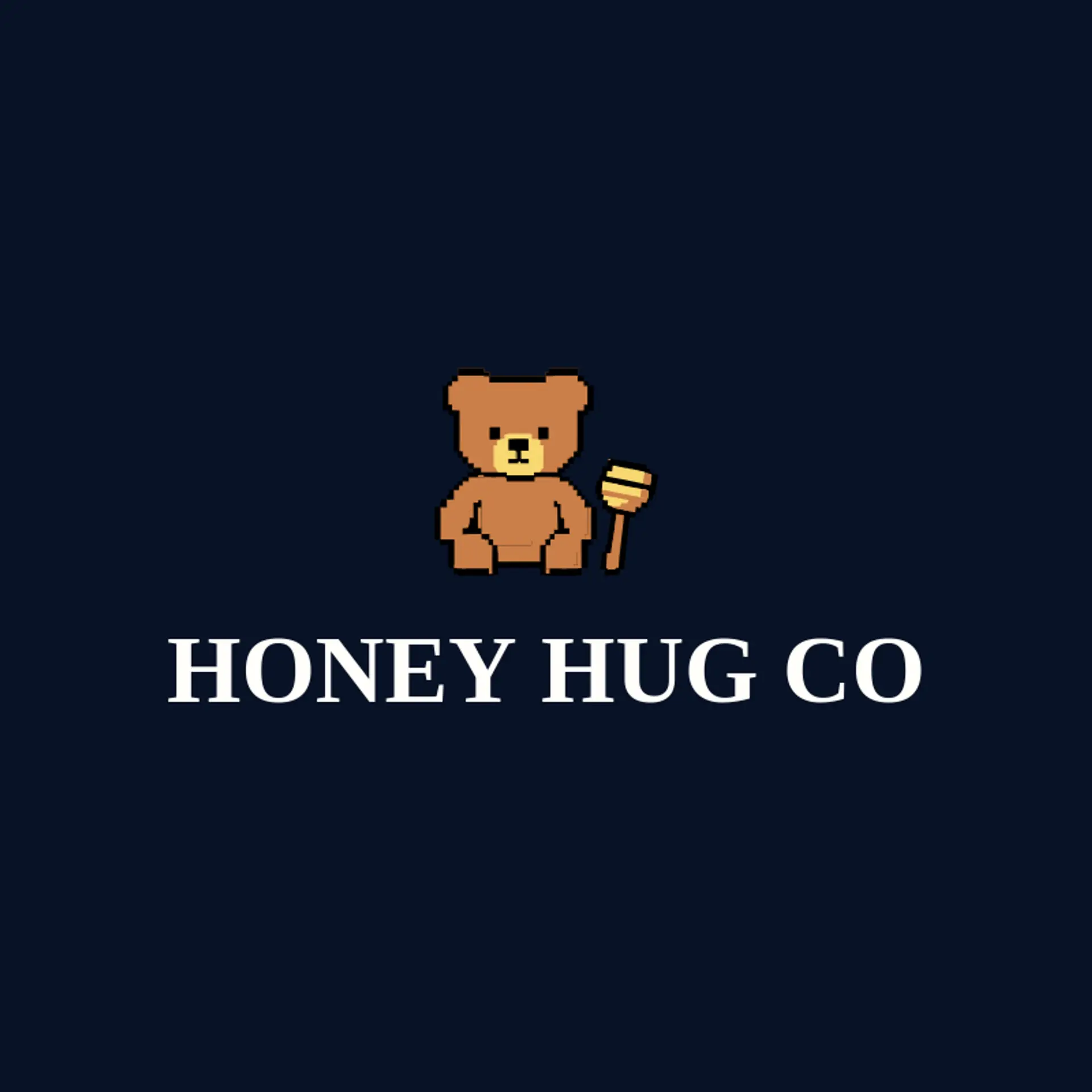 Honey Hug Co logo for teddy bear