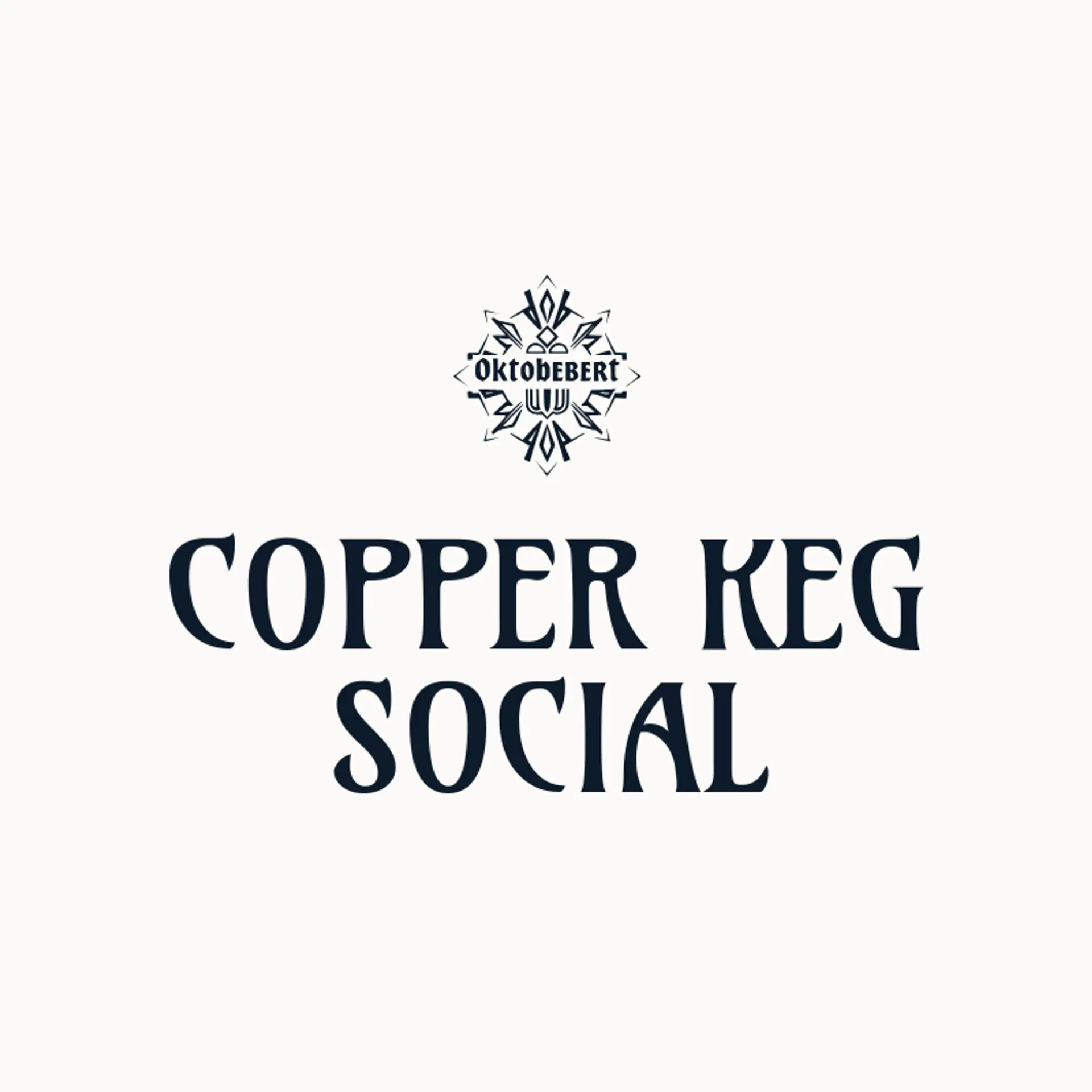Copper Keg Social logo for oktoberfest