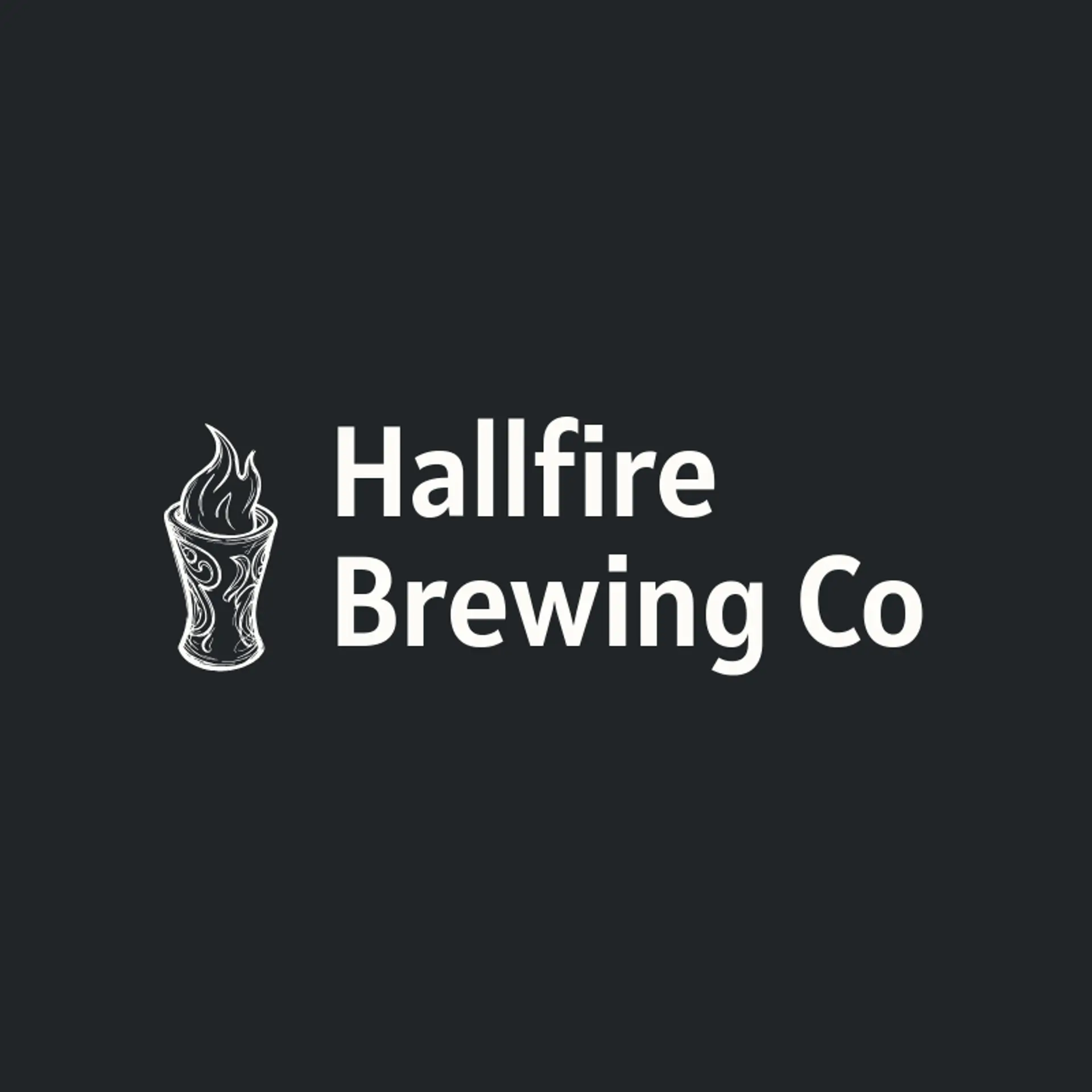 Hallfire Brewing Co logo for viking