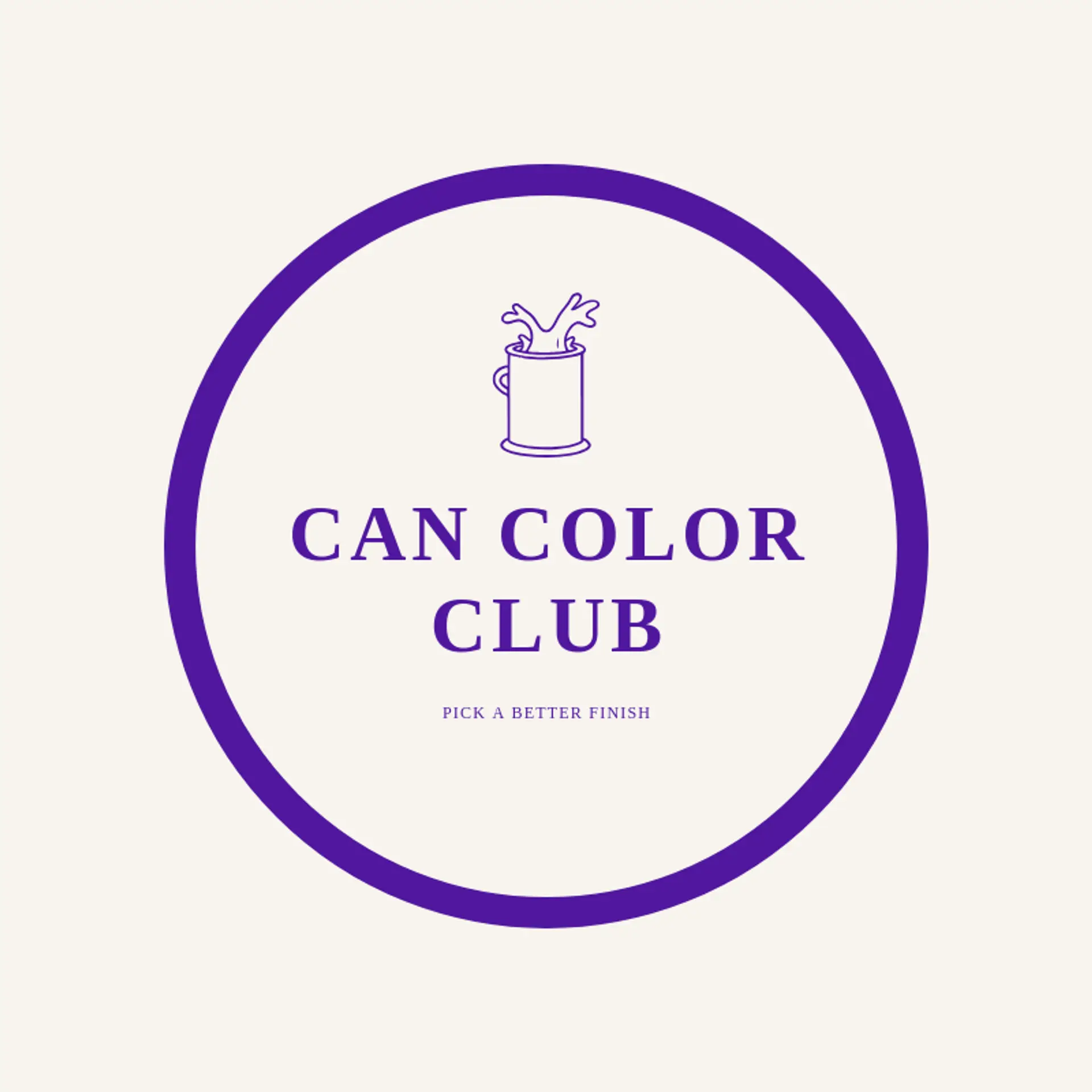 Can Color Club logo for paint