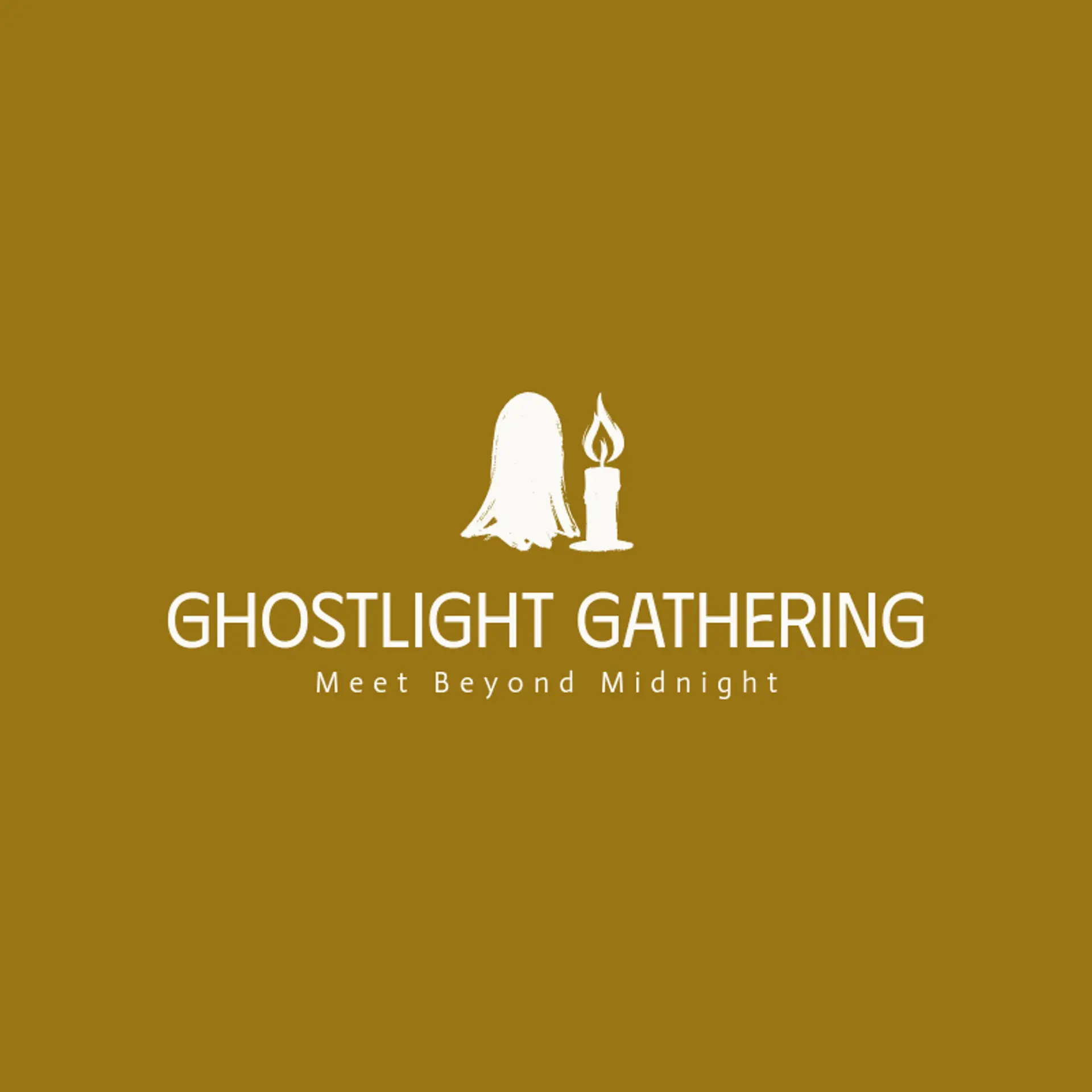 Ghostlight Gathering logo for halloween