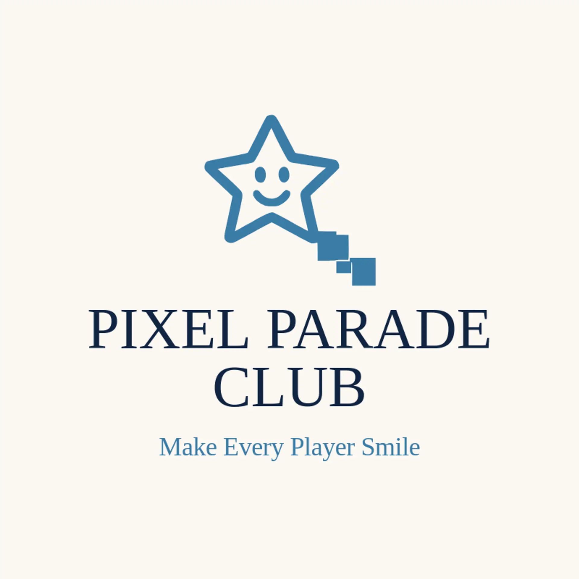Pixel Parade Club logo for nintendo