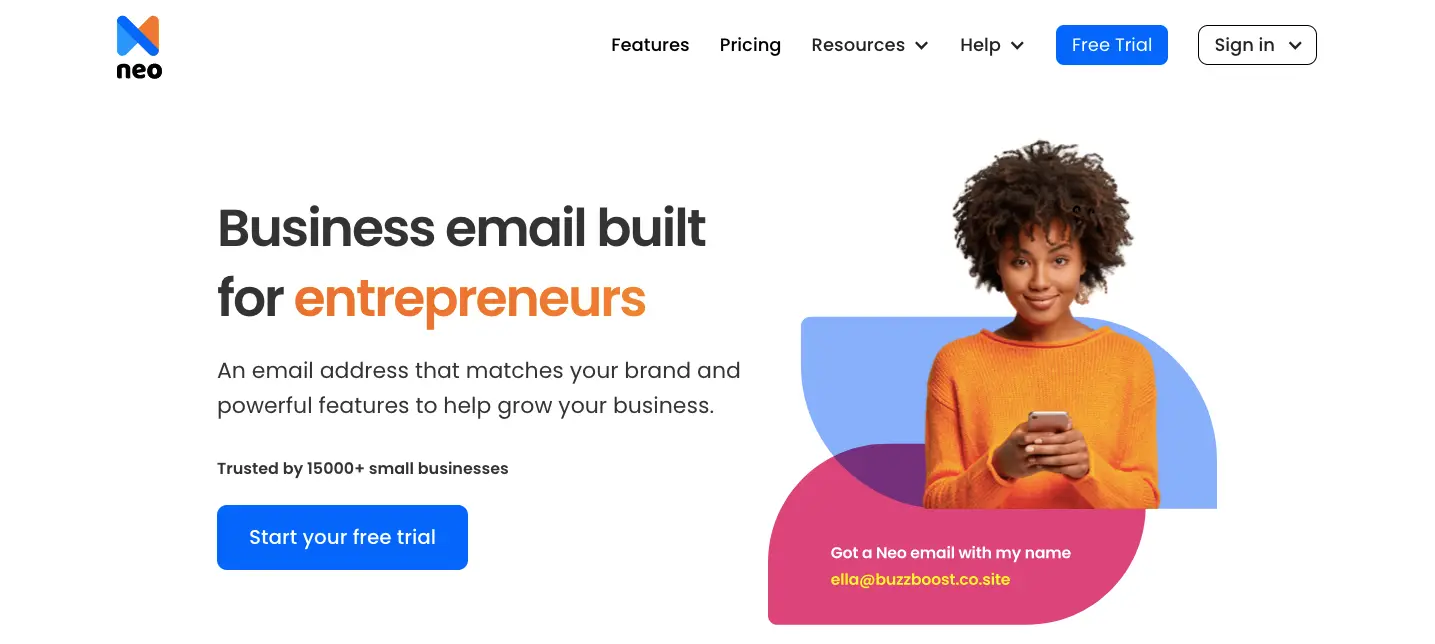 Neo business email