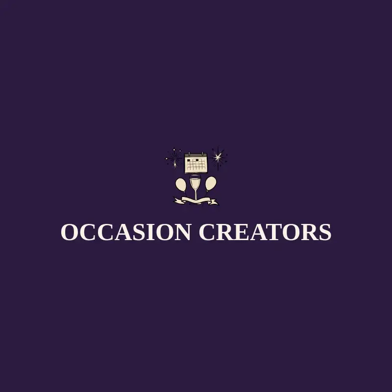 The event name Occasion Creators as a branded logo with a single color icon