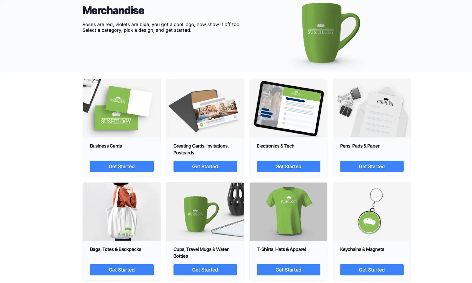 Spread your business like wildfire with beautiful merchandise