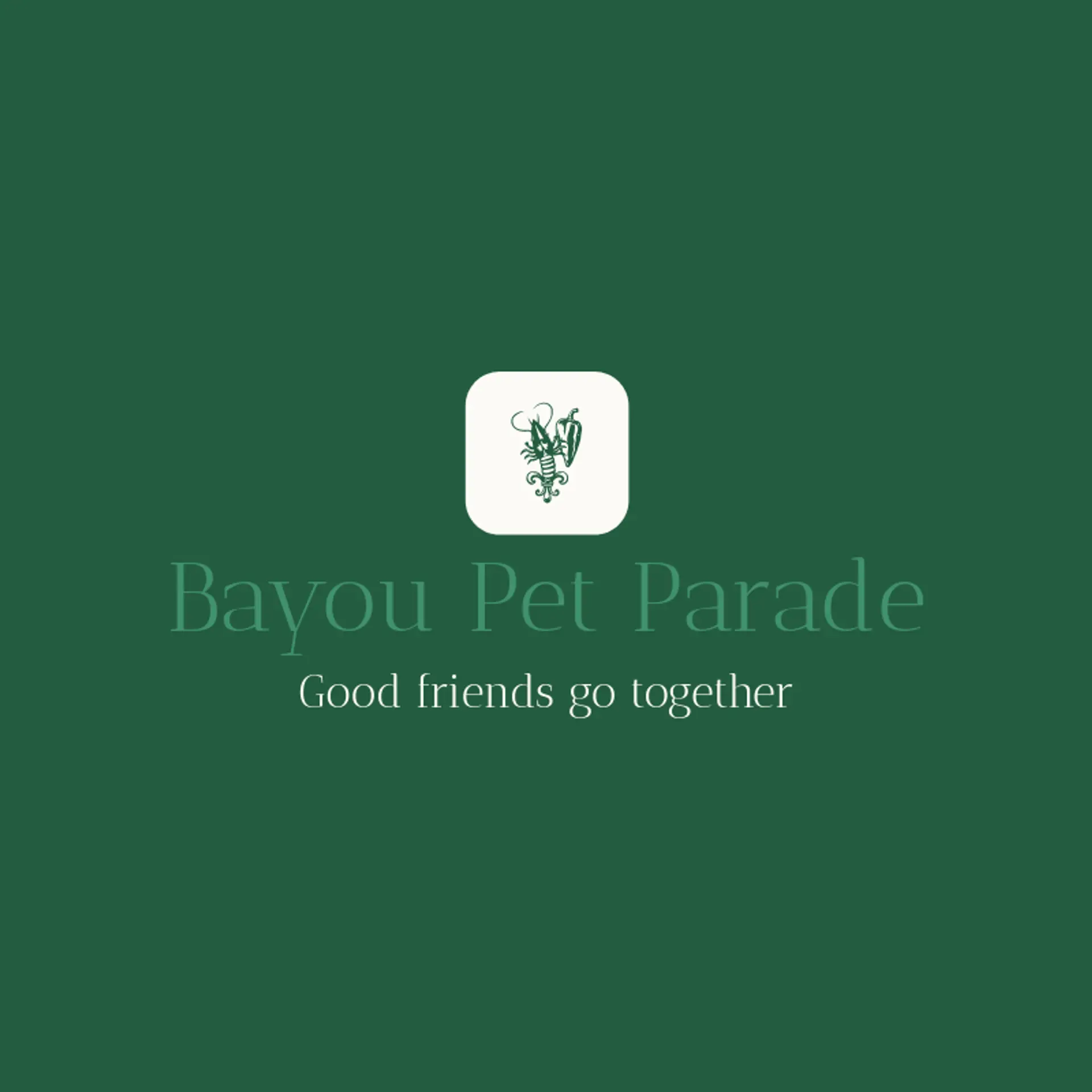 Bayou Pet Parade logo for new orleans