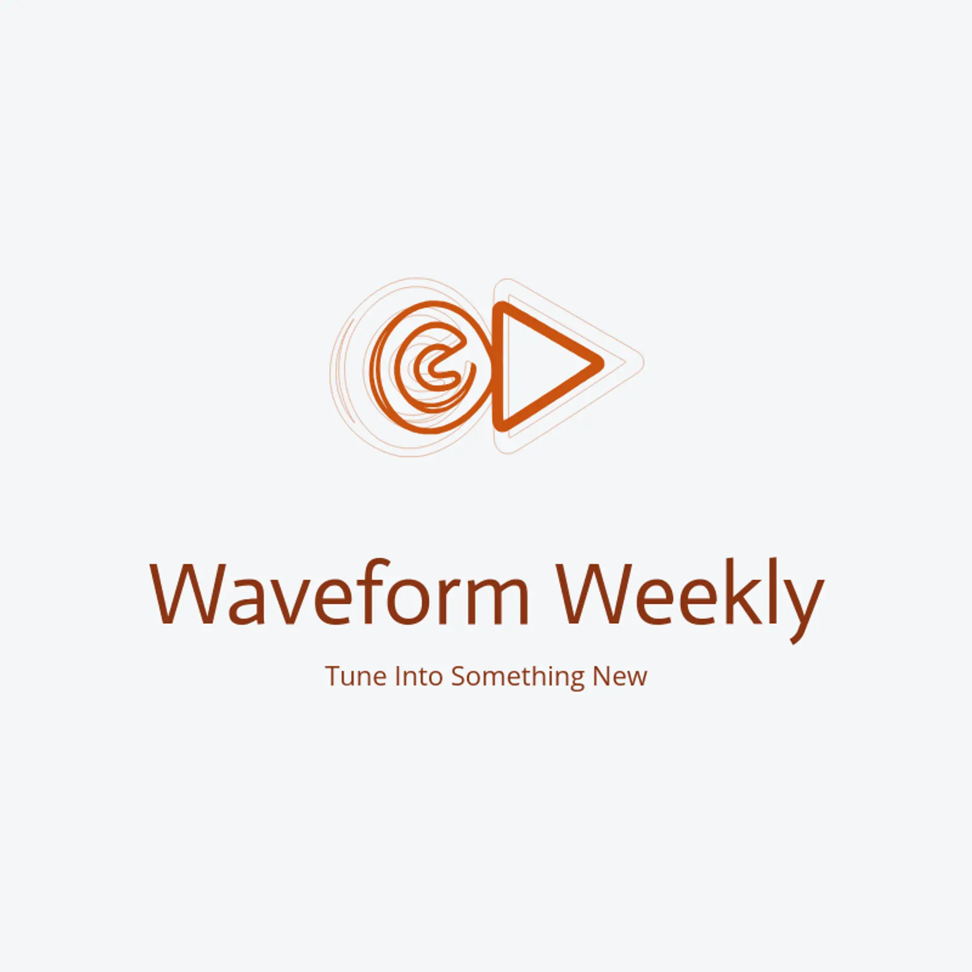 Waveform Weekly logo for youtube channel
