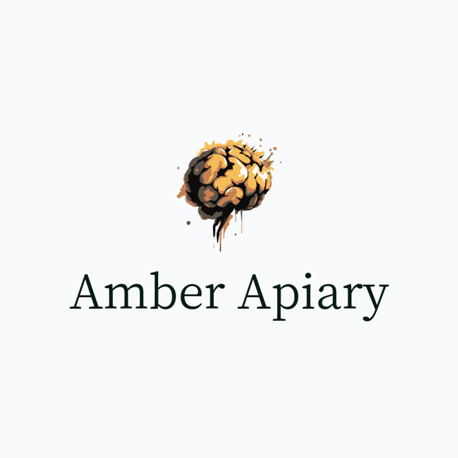 Amber Apiary logo for hive