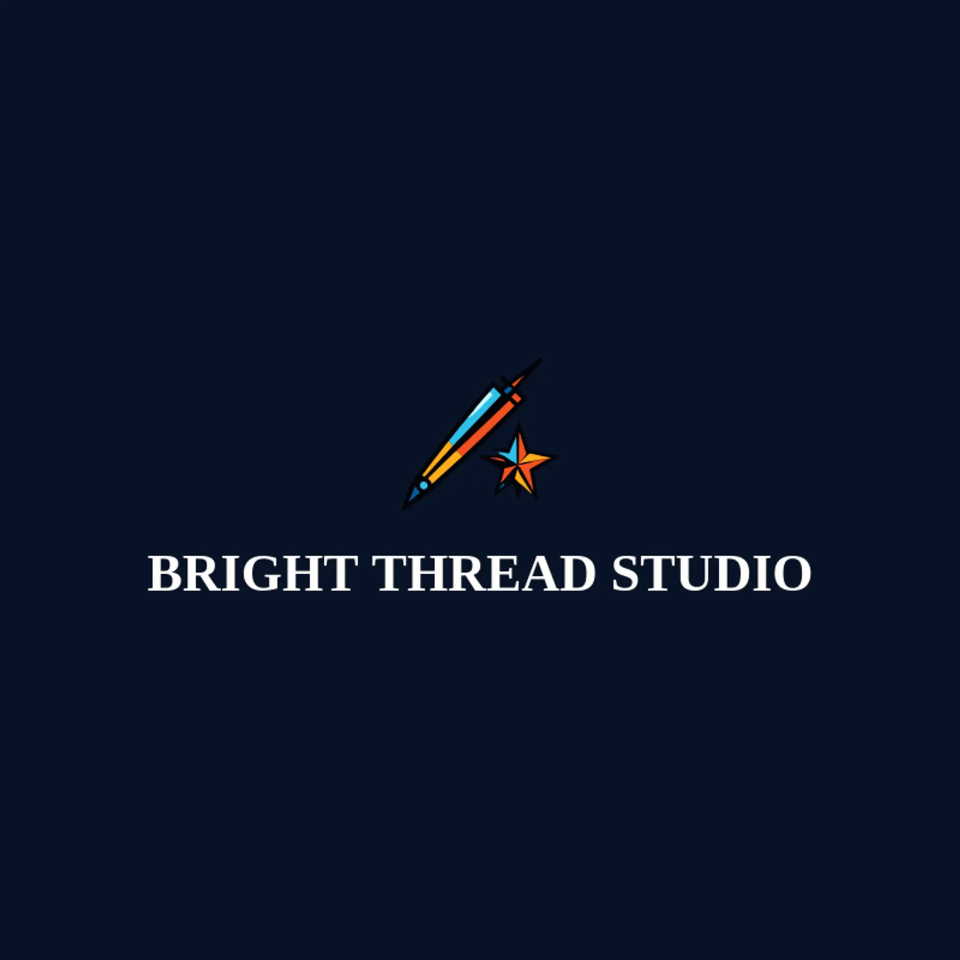 Bright Thread Studio logo for sewing