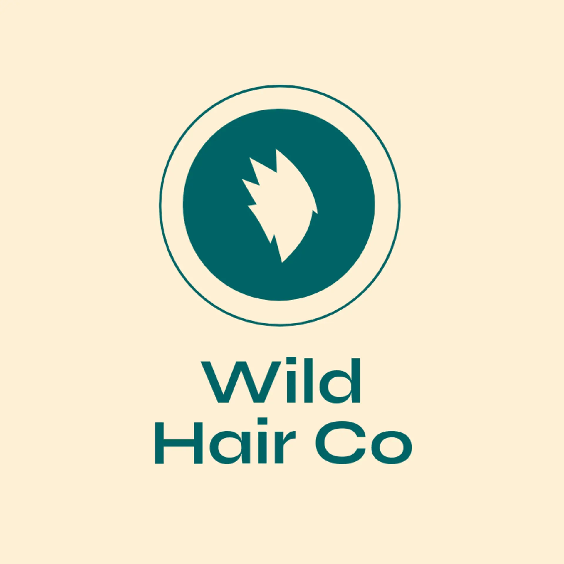 Wild Hair Co logo for anime character